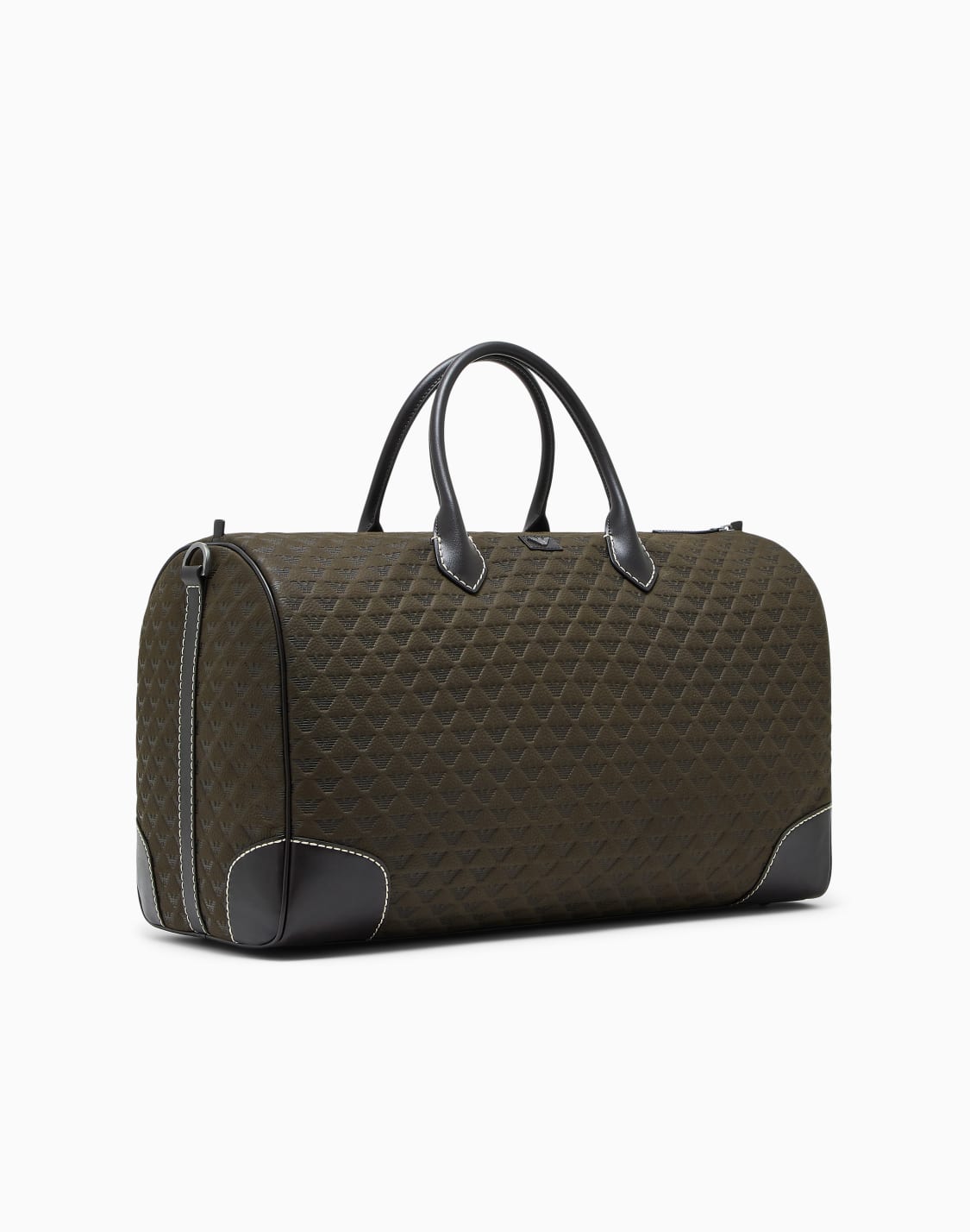 sac-de-sport-avec-motif-gomtrique-et-dtails-en-cuir-vert--emporio-armani