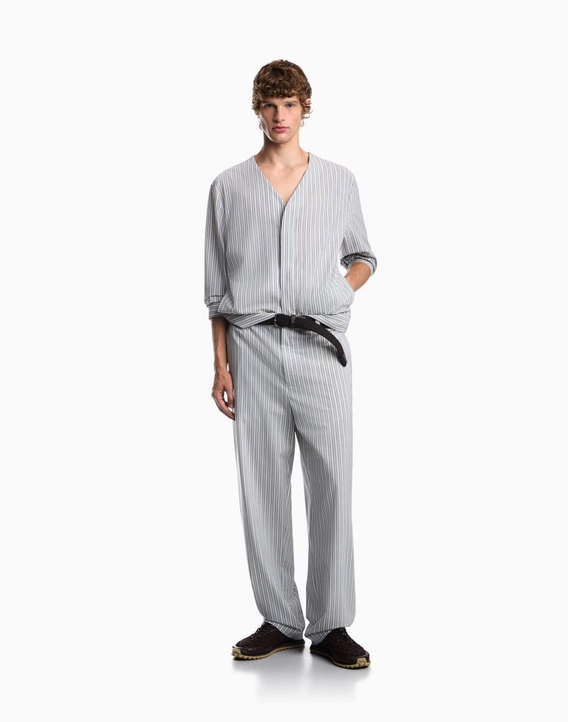 camicia-blouson-in-lana-vergine-stretch-a-righe-fantasia--emporio-armani