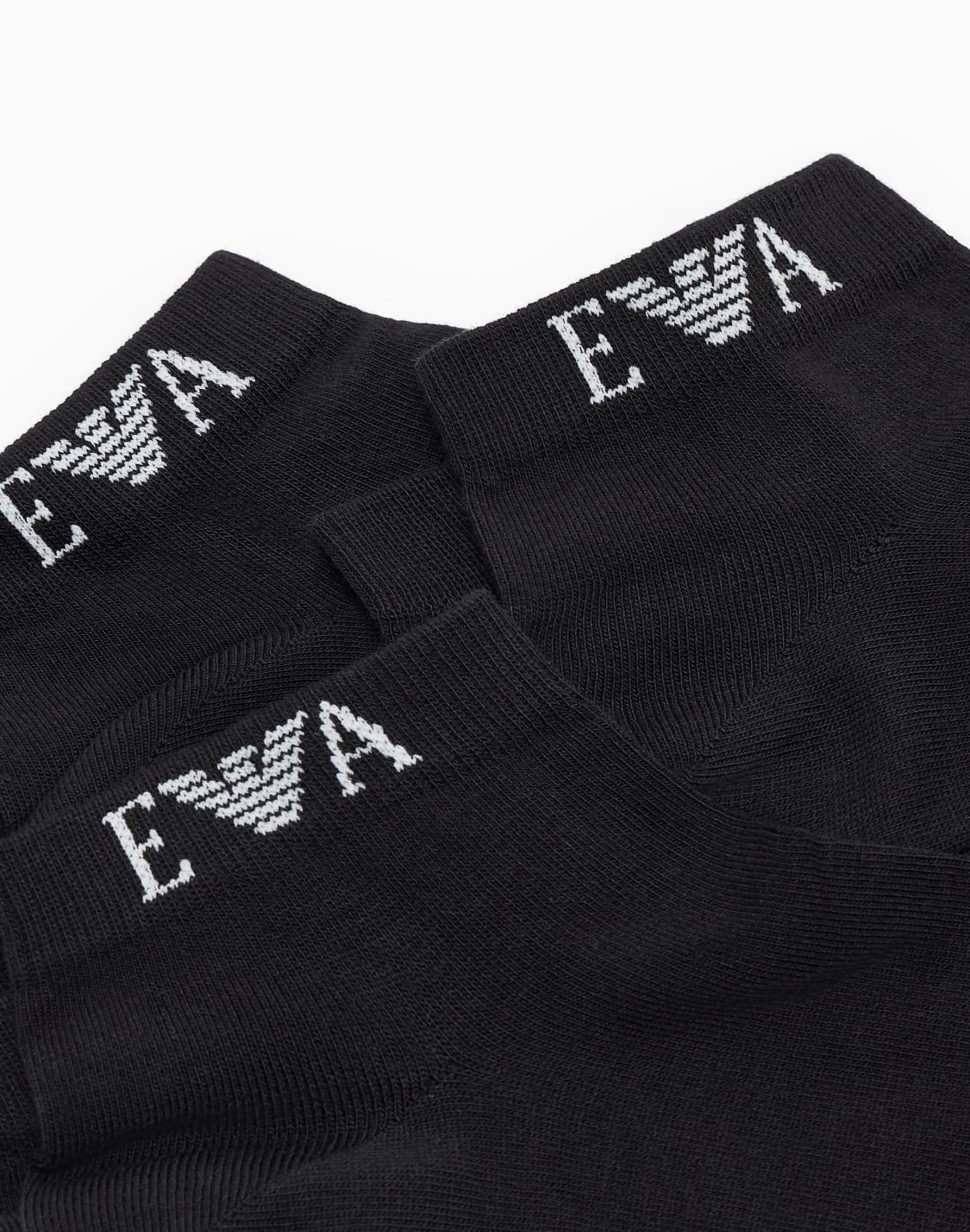 モノグラム-3足セット-スニカソックス-ブラック--emporio-armani