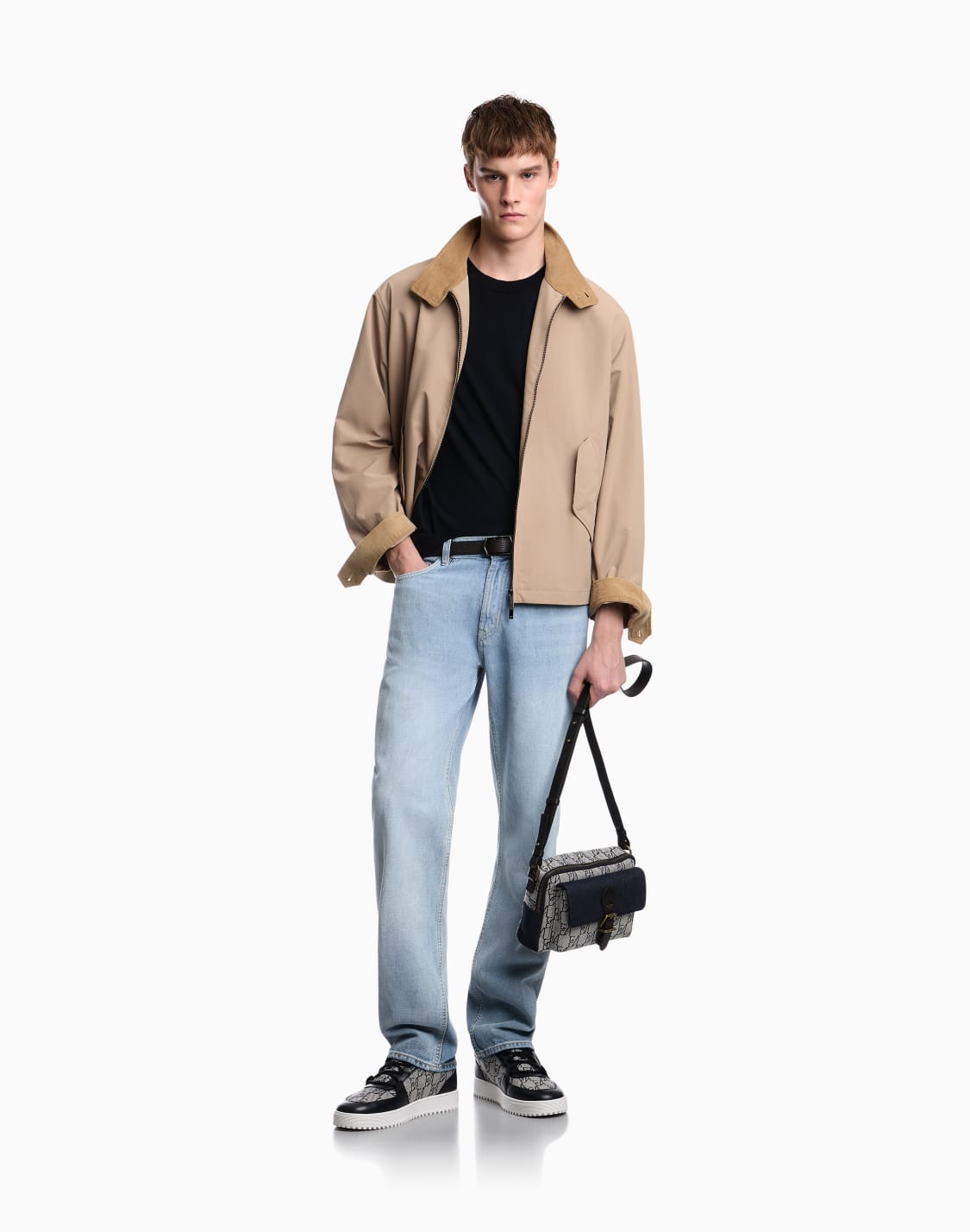 sweater-in-lyocell-and-virgin-wool-blend-navy-blue--emporio-armani
