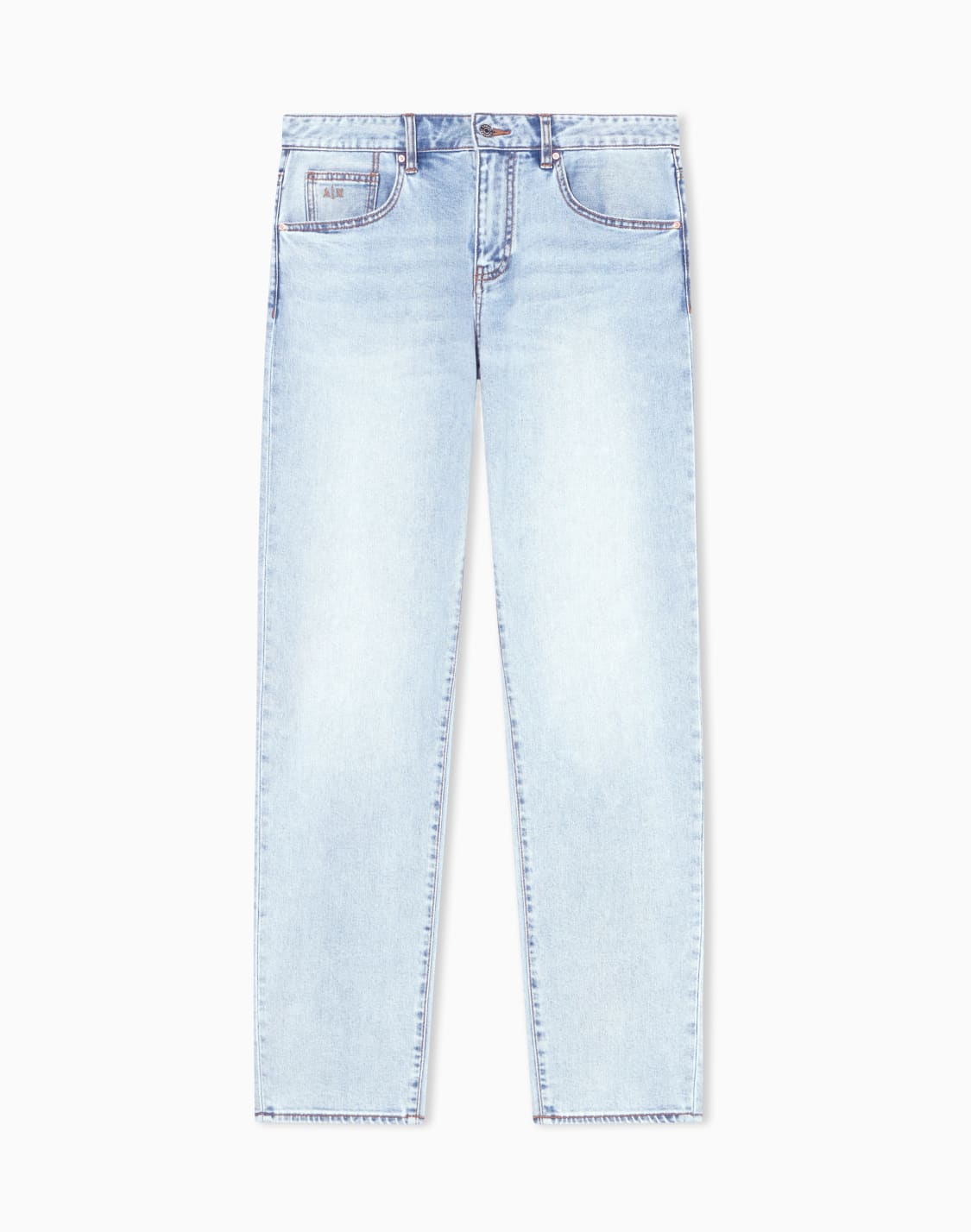 vaqueros-ajustados-de-mezclilla-azul-cmodos-azul--armani-exchange