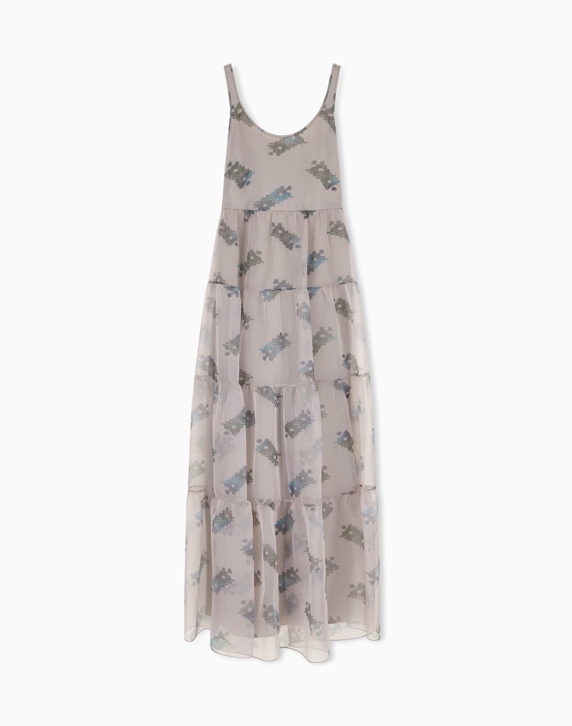 long-flounced-dress-in-technical-organza-with-carpet-print-patterned--emporio-armani