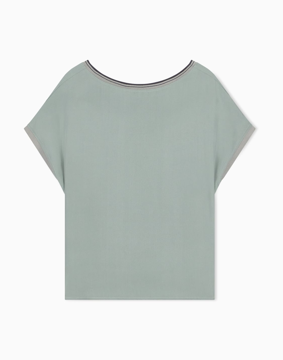 blouse-regular-fit-heavy-washed-silk-ribbed-crew-neck-green--giorgio-armani