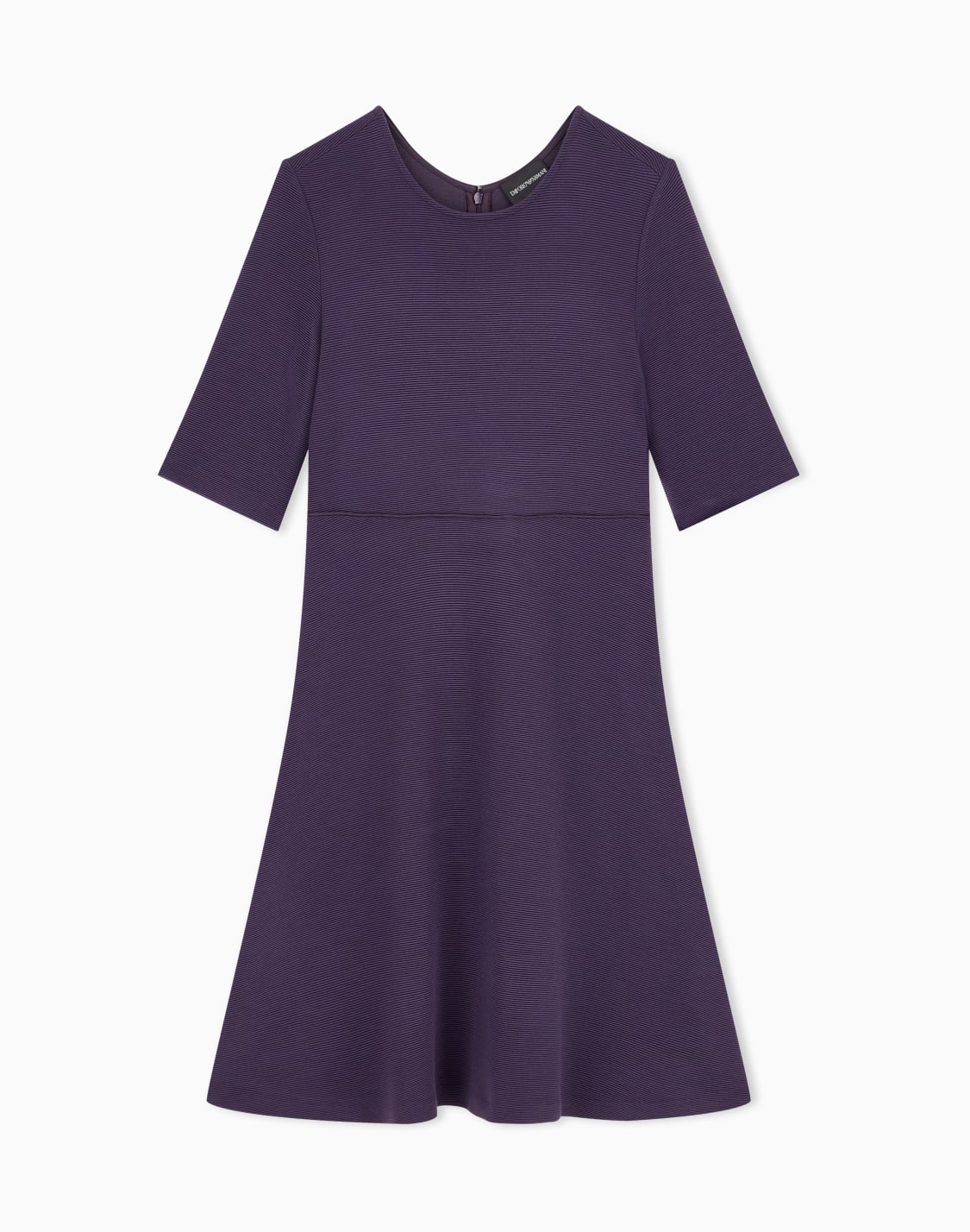 unlined-dress-in-ottoman-jersey-with-matte-satin-piping-purple--emporio-armani
