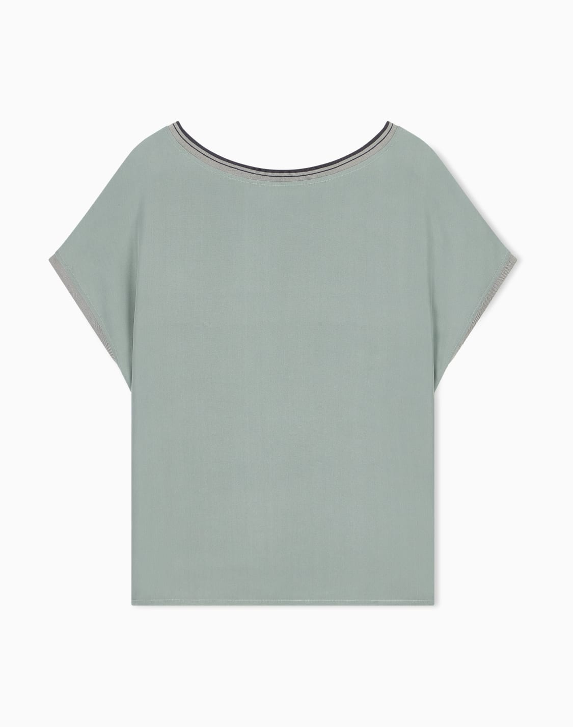 blouse-regular-fit-heavy-washed-silk-ribbed-crew-neck-green--giorgio-armani