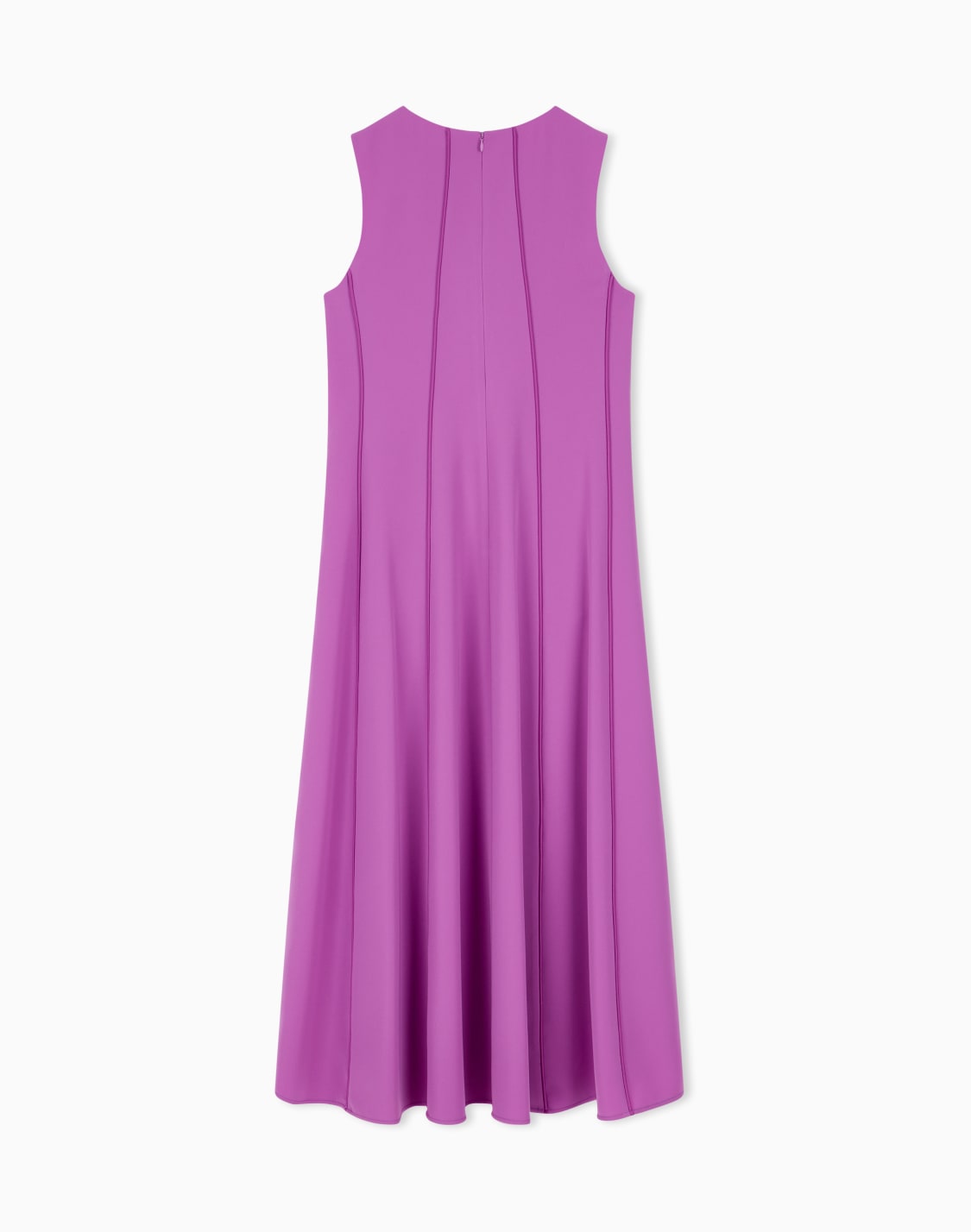 vestido-sin-mangas-de-cady-tcnico-con-costuras-verticales-morado--emporio-armani