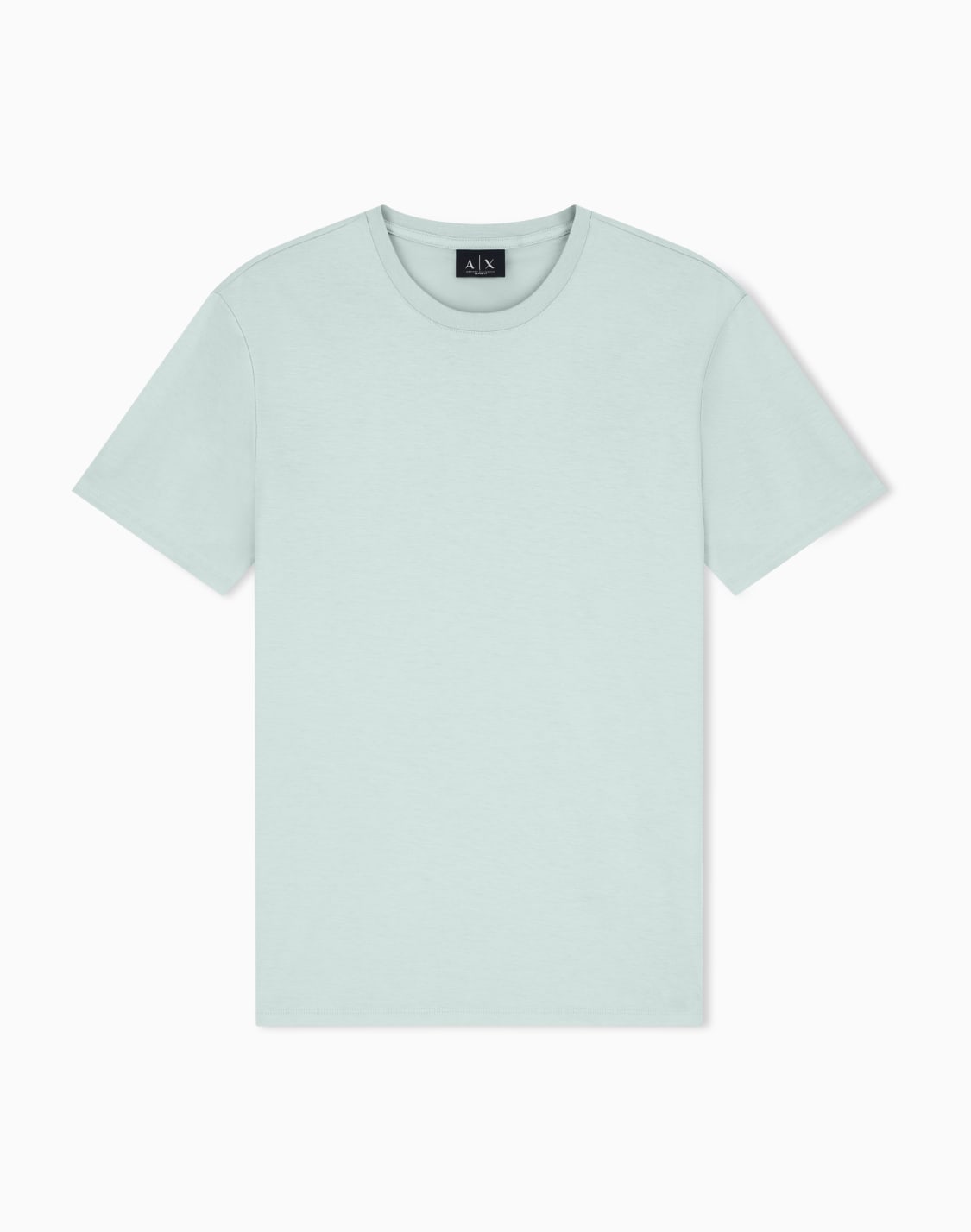 camiseta-essential-ajustada-de-punto-de-algodn-pima-verde--armani-exchange