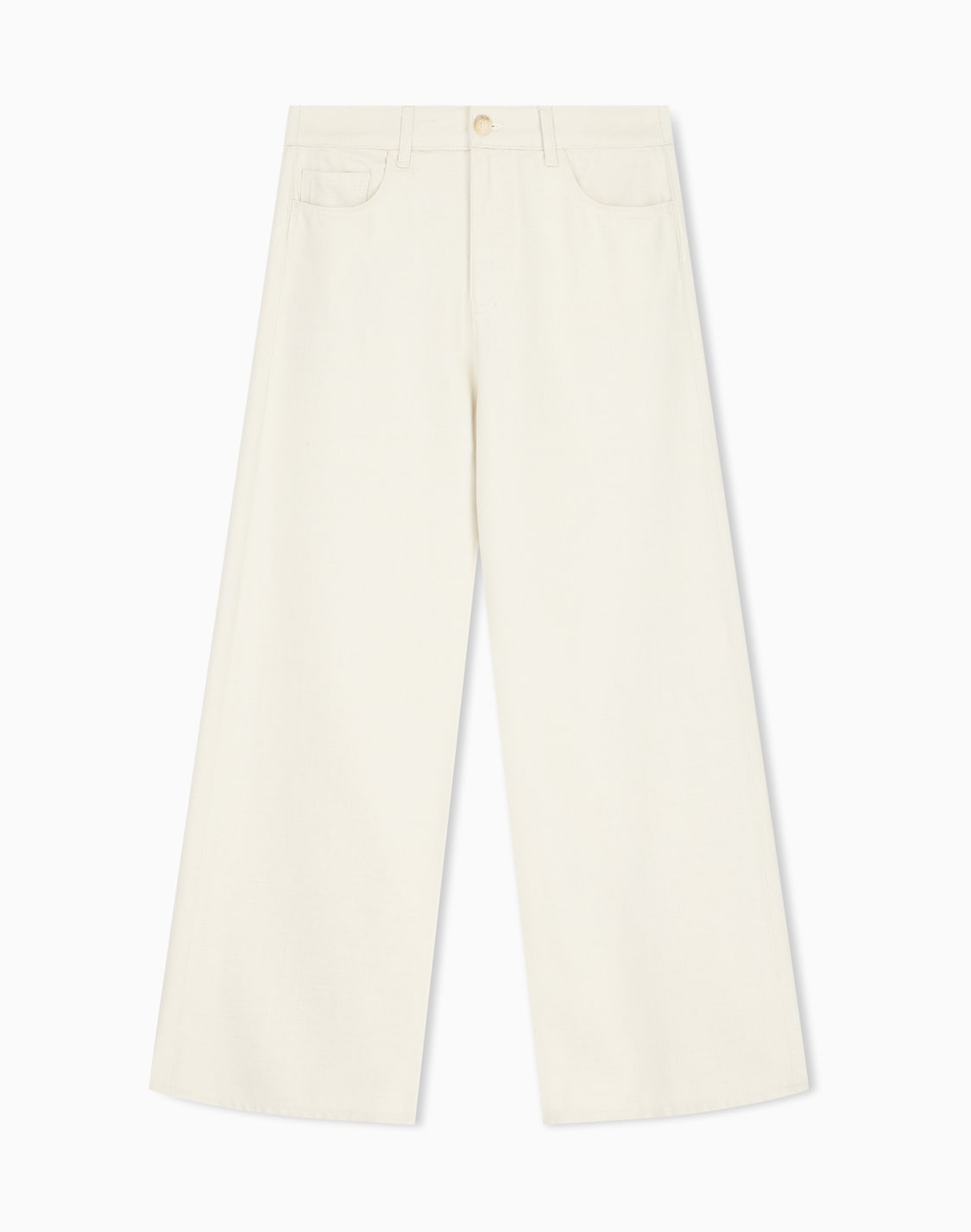 レギュラフィット-5ポケットパンツ-ルレックスドリル-ホワイト--emporio-armani