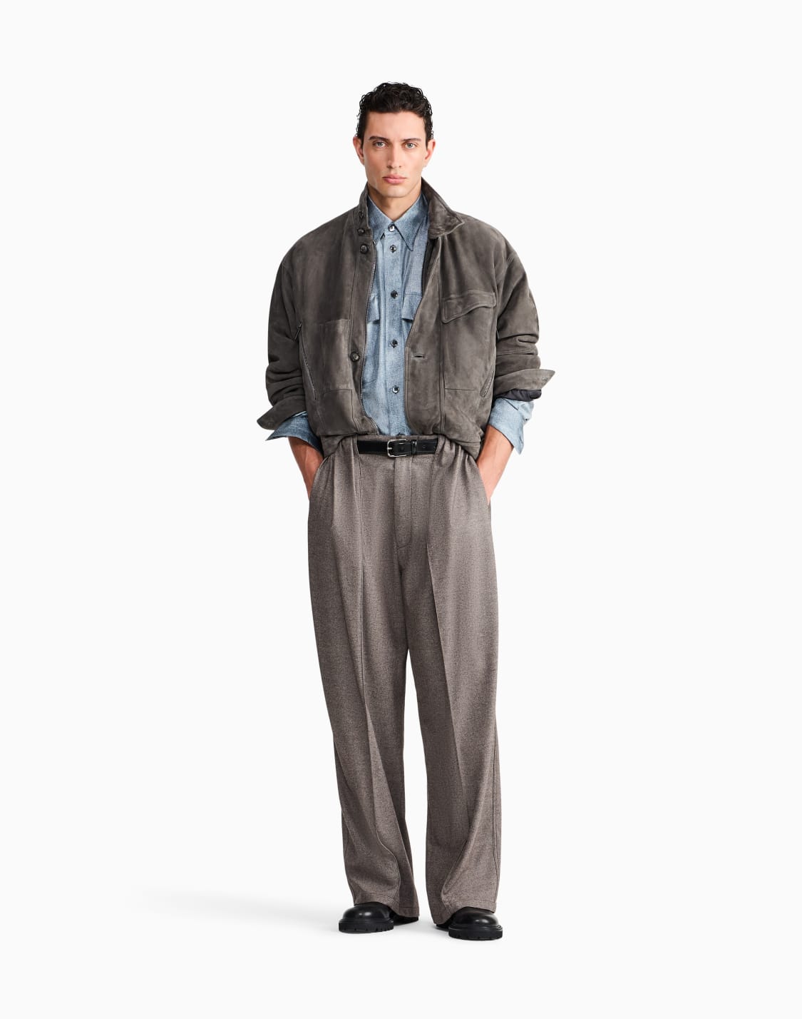 shirt-regular-fit-in-silk-twill-with-denim-delav-effect-blue--giorgio-armani