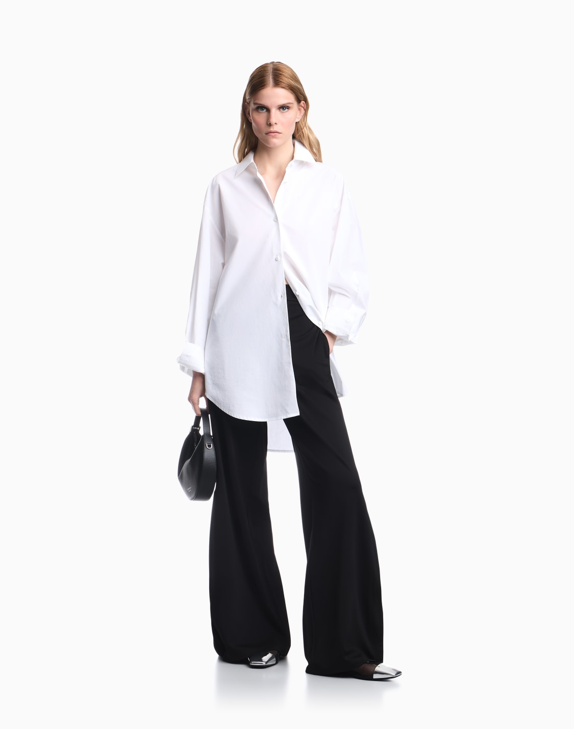 pantaloni-in-viscosa-con-aperture-laterali-e-zip-in-metallo-nero--emporio-armani
