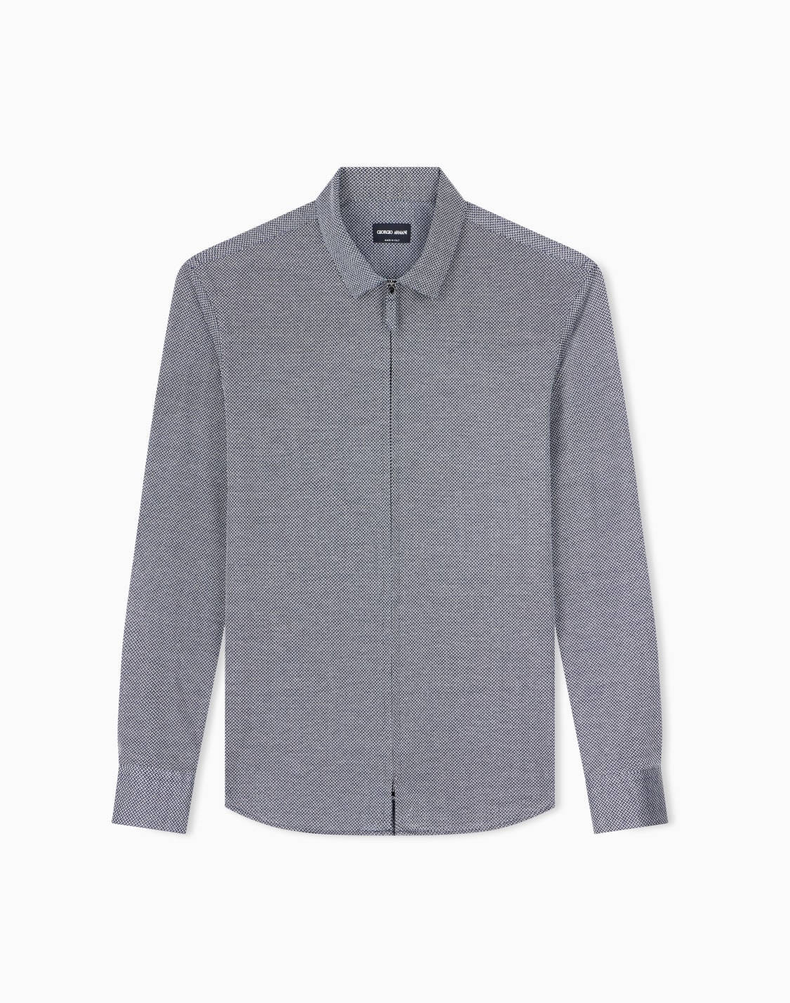 slim-fit-full-zip-shirt-in-micro-jacquard-cotton-patterned--giorgio-armani