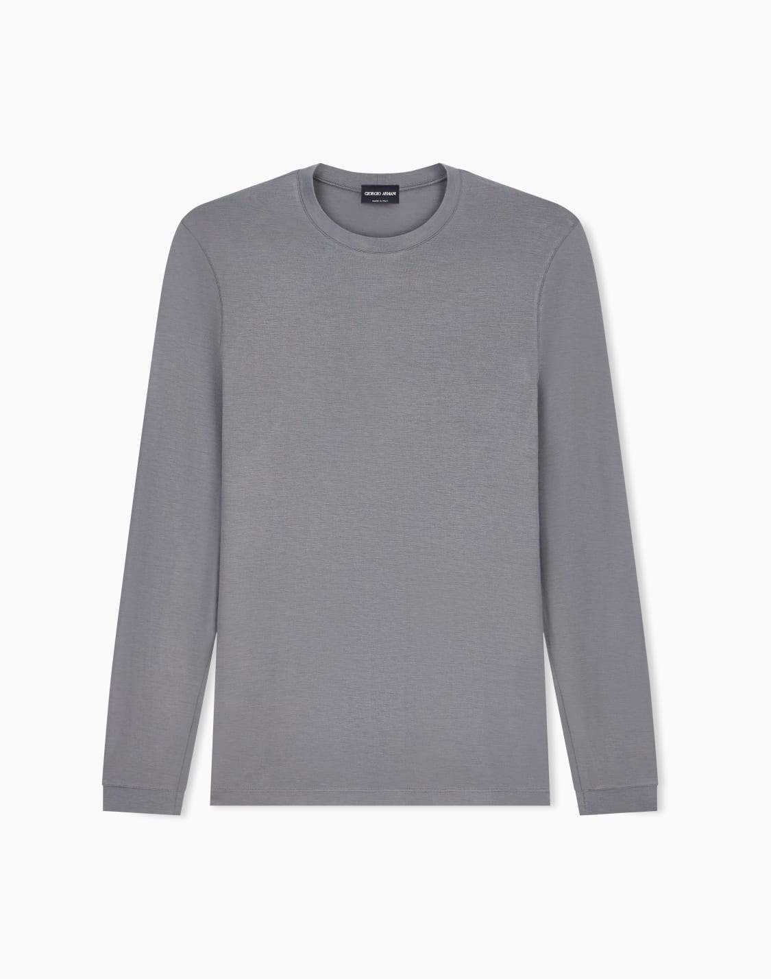 long-sleeve-jumper-in-stretch-viscose-grey--giorgio-armani