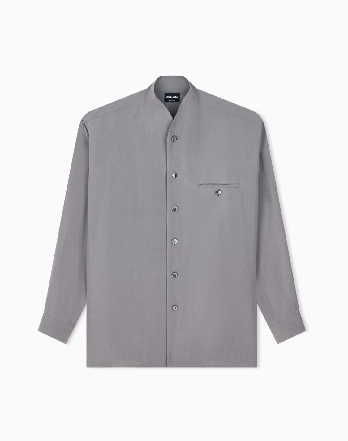 chemise-en-mlange-de-soie-lave-avec-petit-col-en-v-gris--giorgio-armani