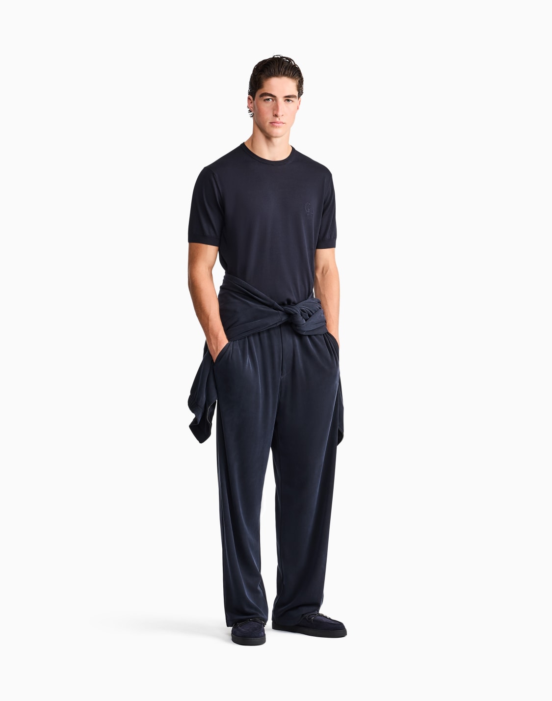 sweater-slim-fit-in-plain-knit-silk-and-cotton-navy-blue--giorgio-armani
