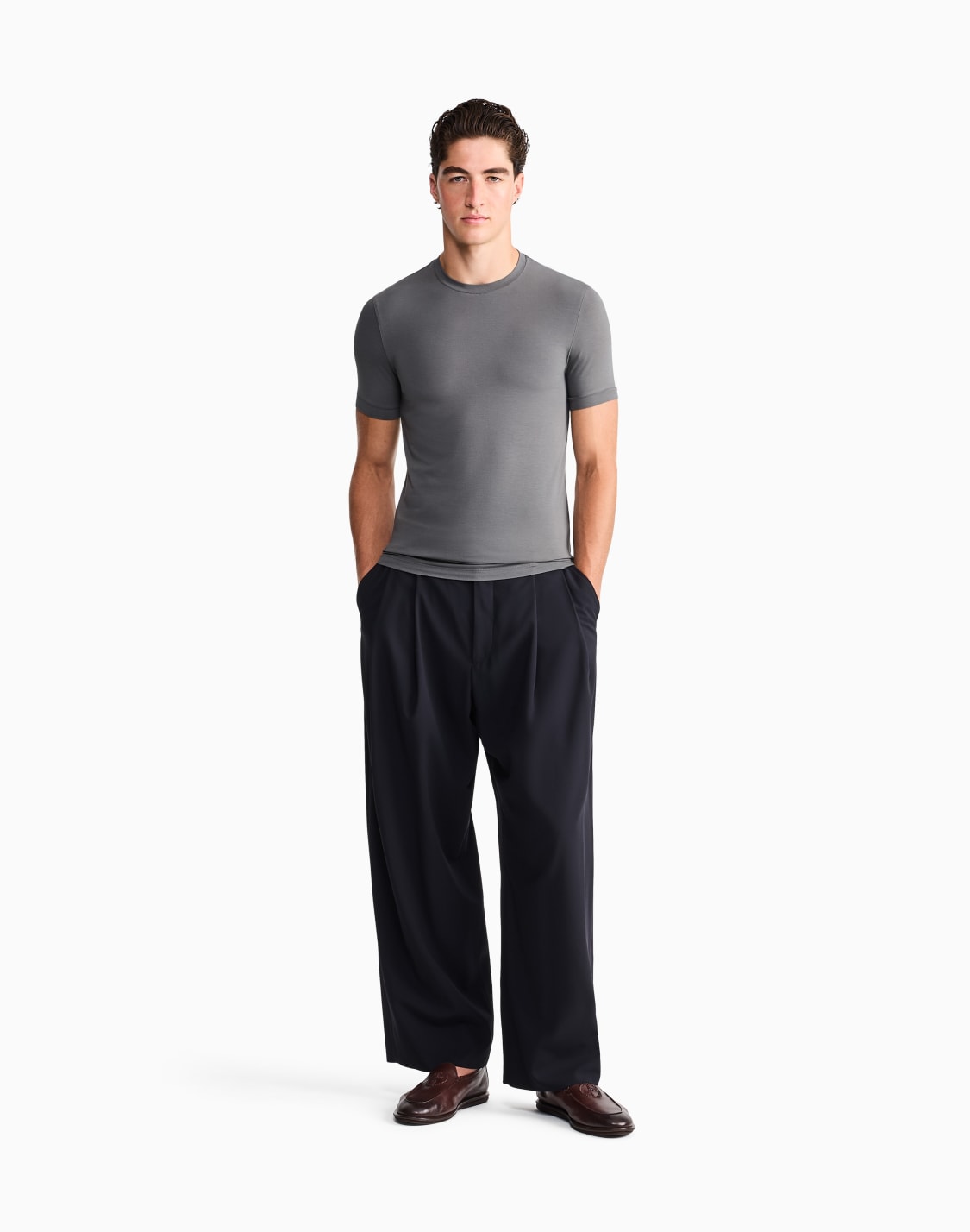 -crew-neck-t-shirt-in-stretch-viscose-jersey-grey--giorgio-armani