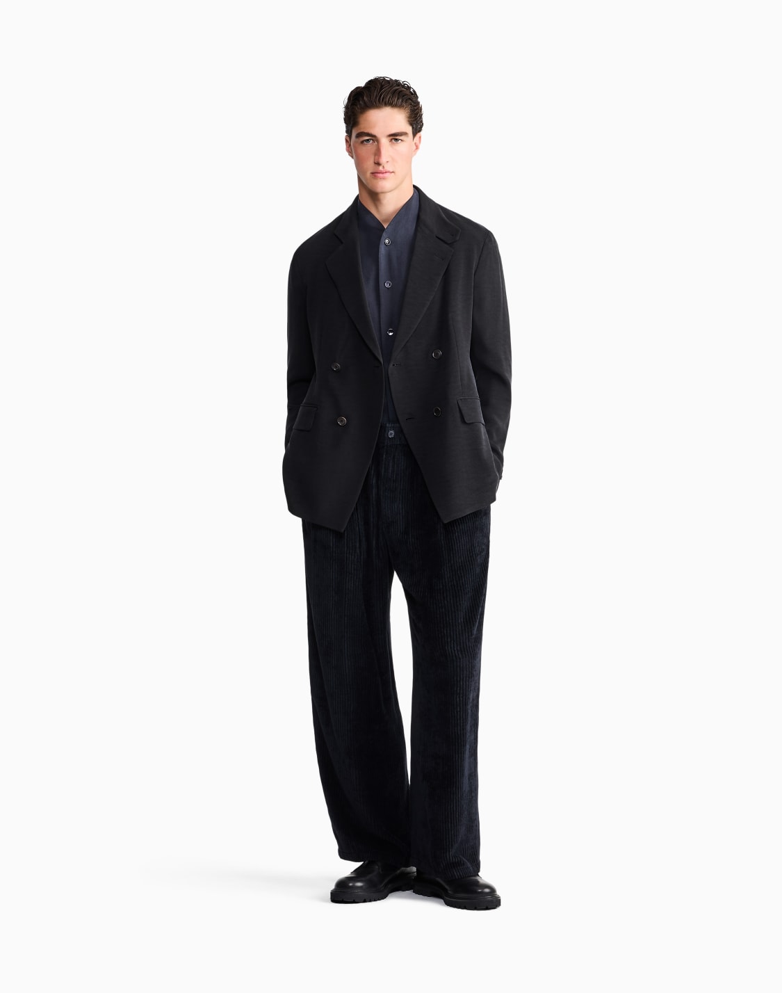trouser-oversized-fit-ribbed-viscose-velvet-navy-blue--giorgio-armani