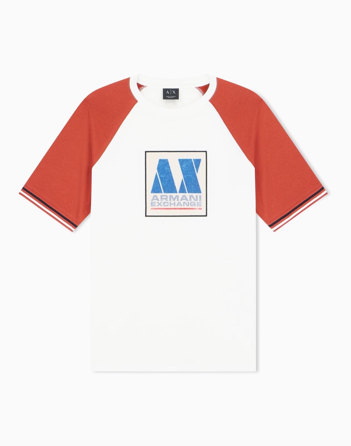 regular-t-shirt-in-cotton-jersey-red--armani-exchange