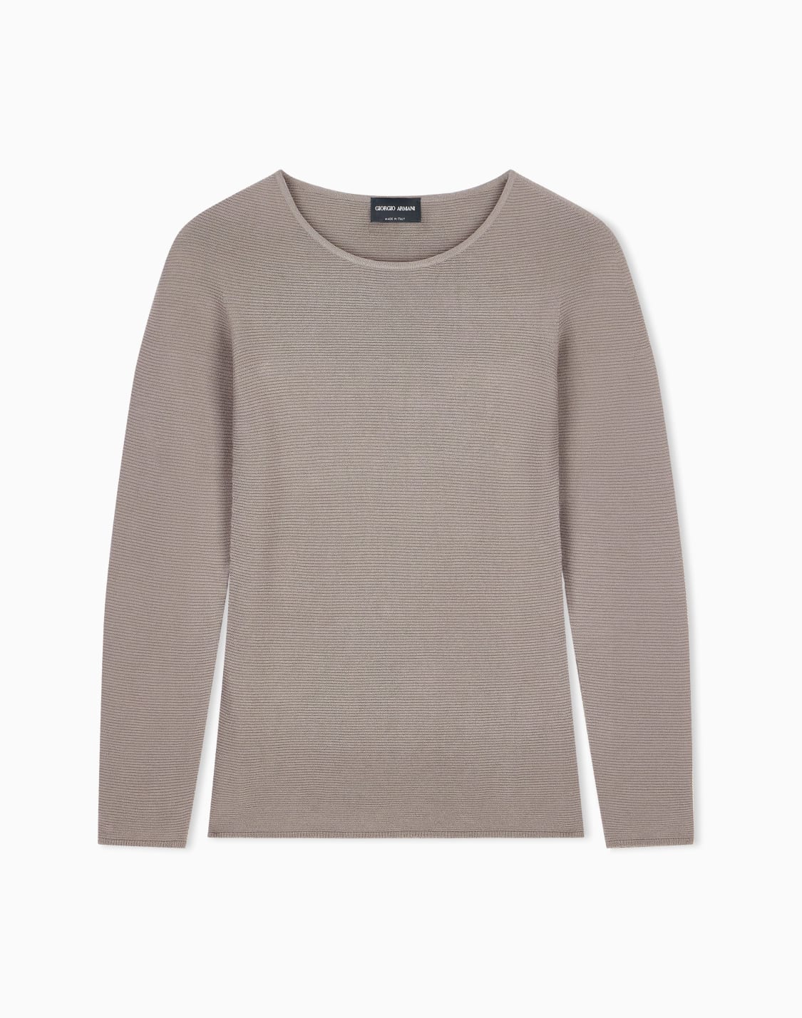 long-sleeve-jumper-in-seamless-viscose-blend-beige--giorgio-armani