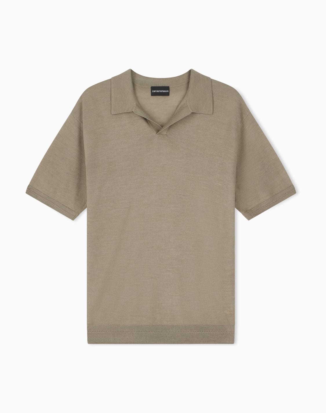 virgin-wool-and-silk-polo-neck-sweater-beige--emporio-armani