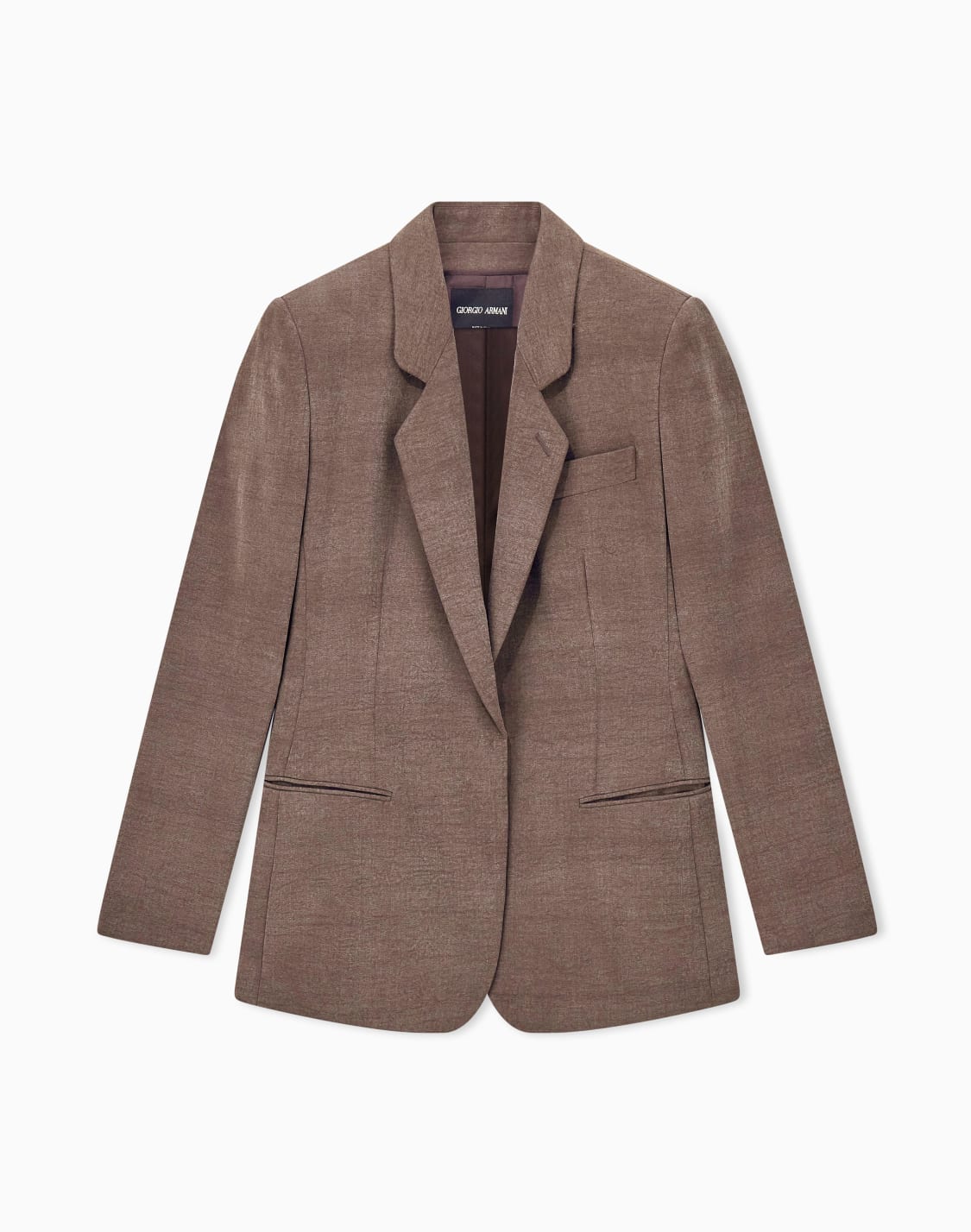 blazer-droit-en-soie-lave-et-laine-vierge-marron--giorgio-armani