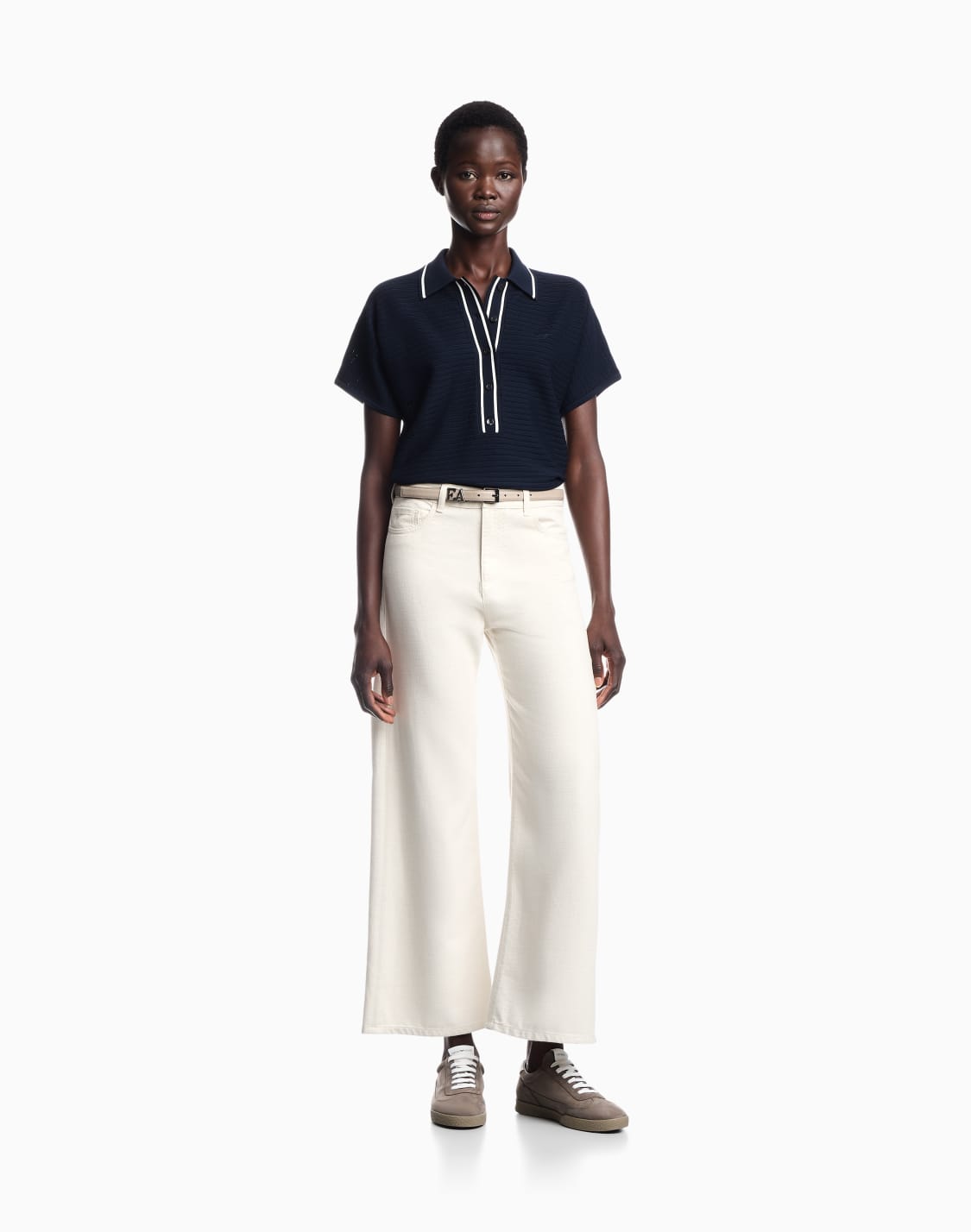 レギュラフィット-5ポケットパンツ-ルレックスドリル-ホワイト--emporio-armani