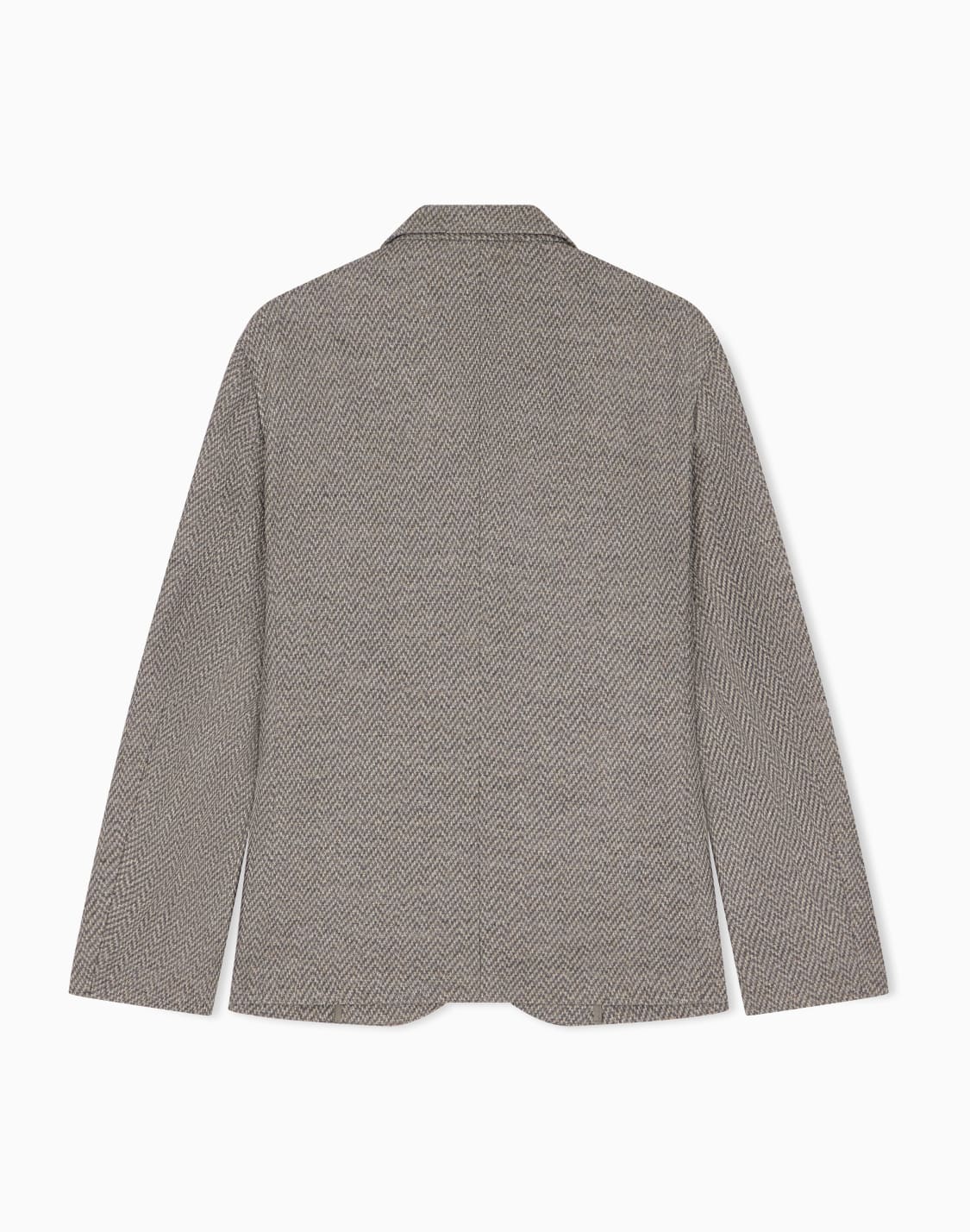 unlined-blazer-in-bonded-jersey-chevron-with-virgin-wool-beige--emporio-armani