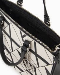 ARMANI オールオーバーマキシロゴスモールハンドバッグ オールオーバー