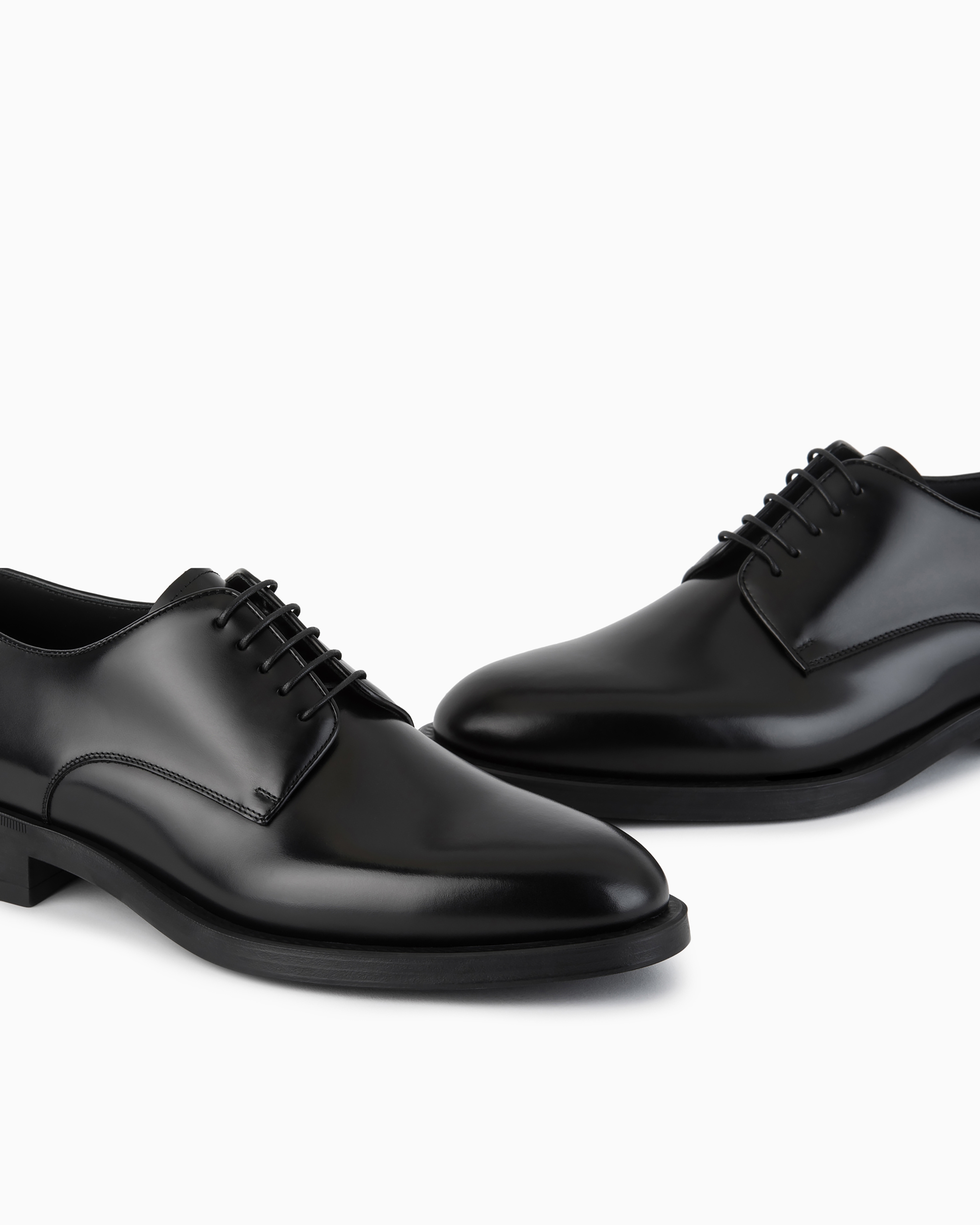 Leather Derby shoes | Giorgio Armani