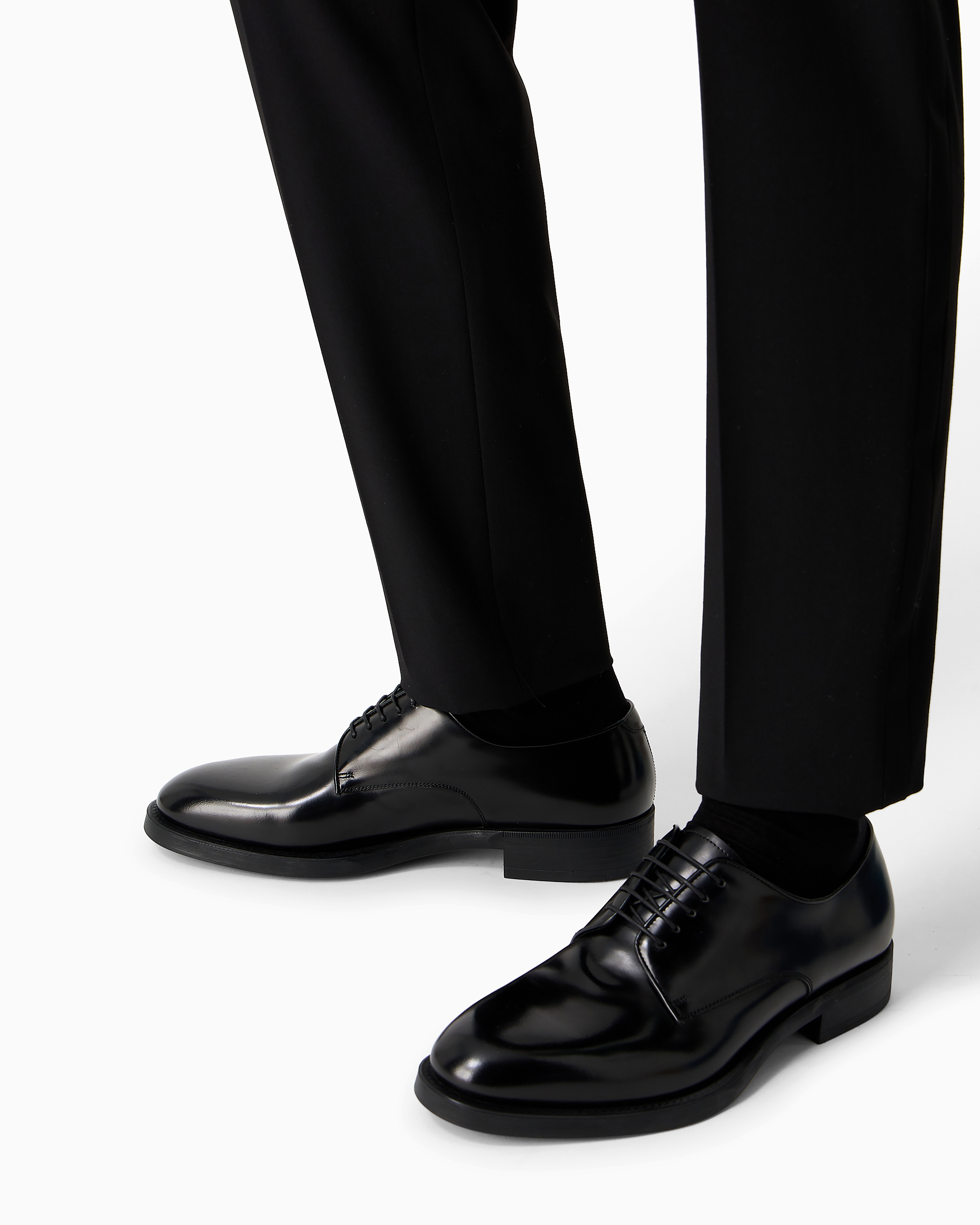 Giorgio Armani ブラック ドレスシューズ undefined