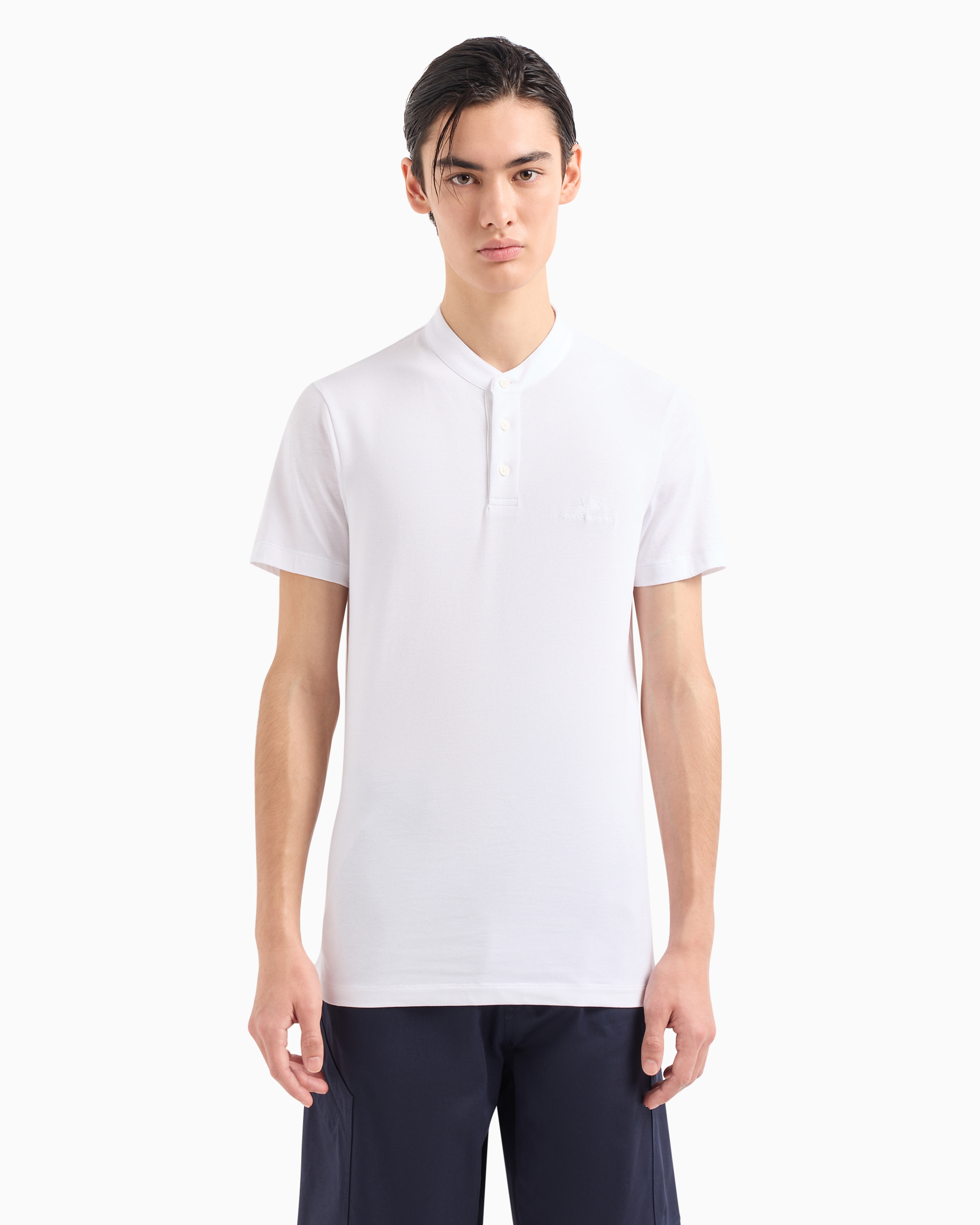 Slim fit polo shirt ASV organic cotton