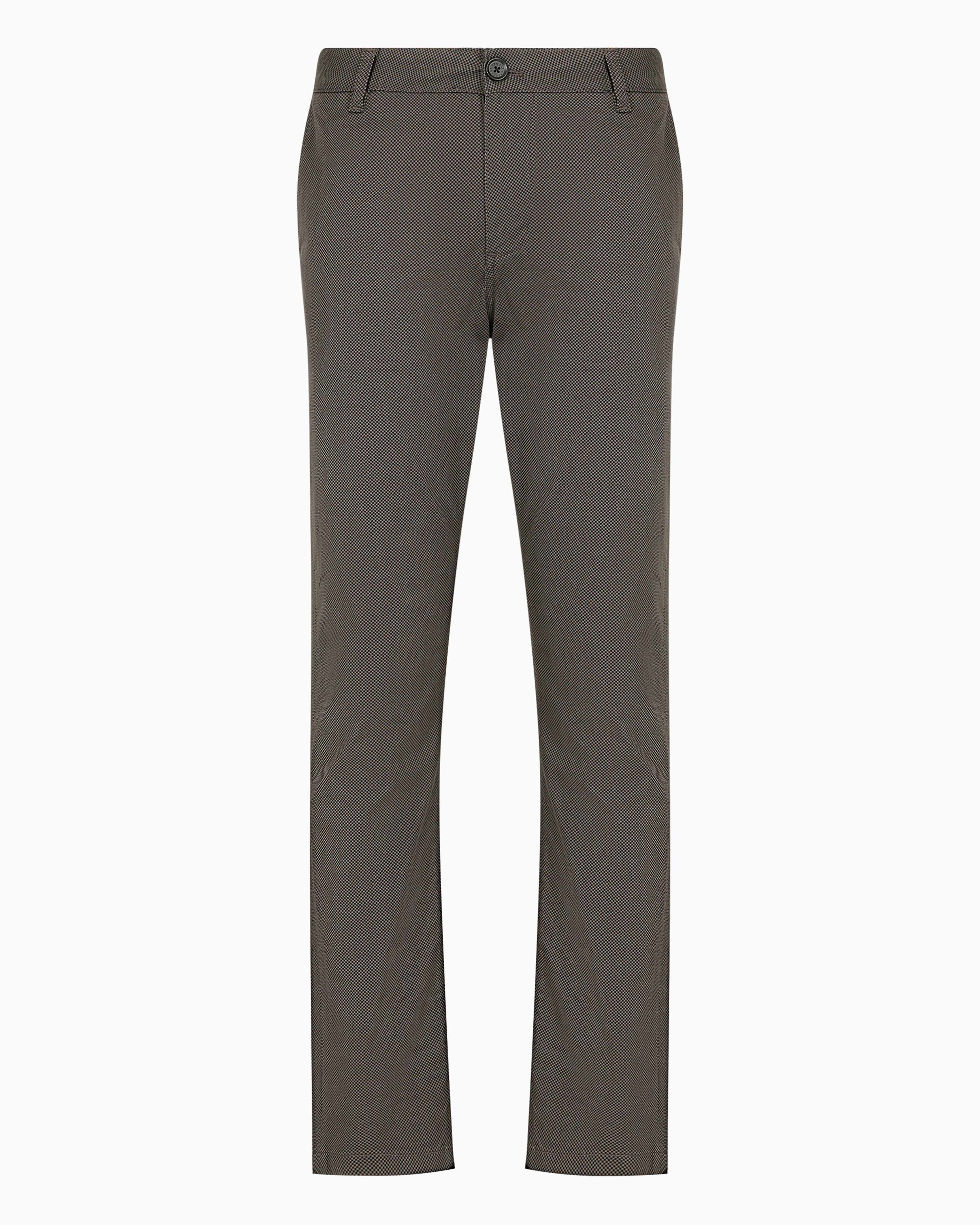 Regular fit gabardine trousers