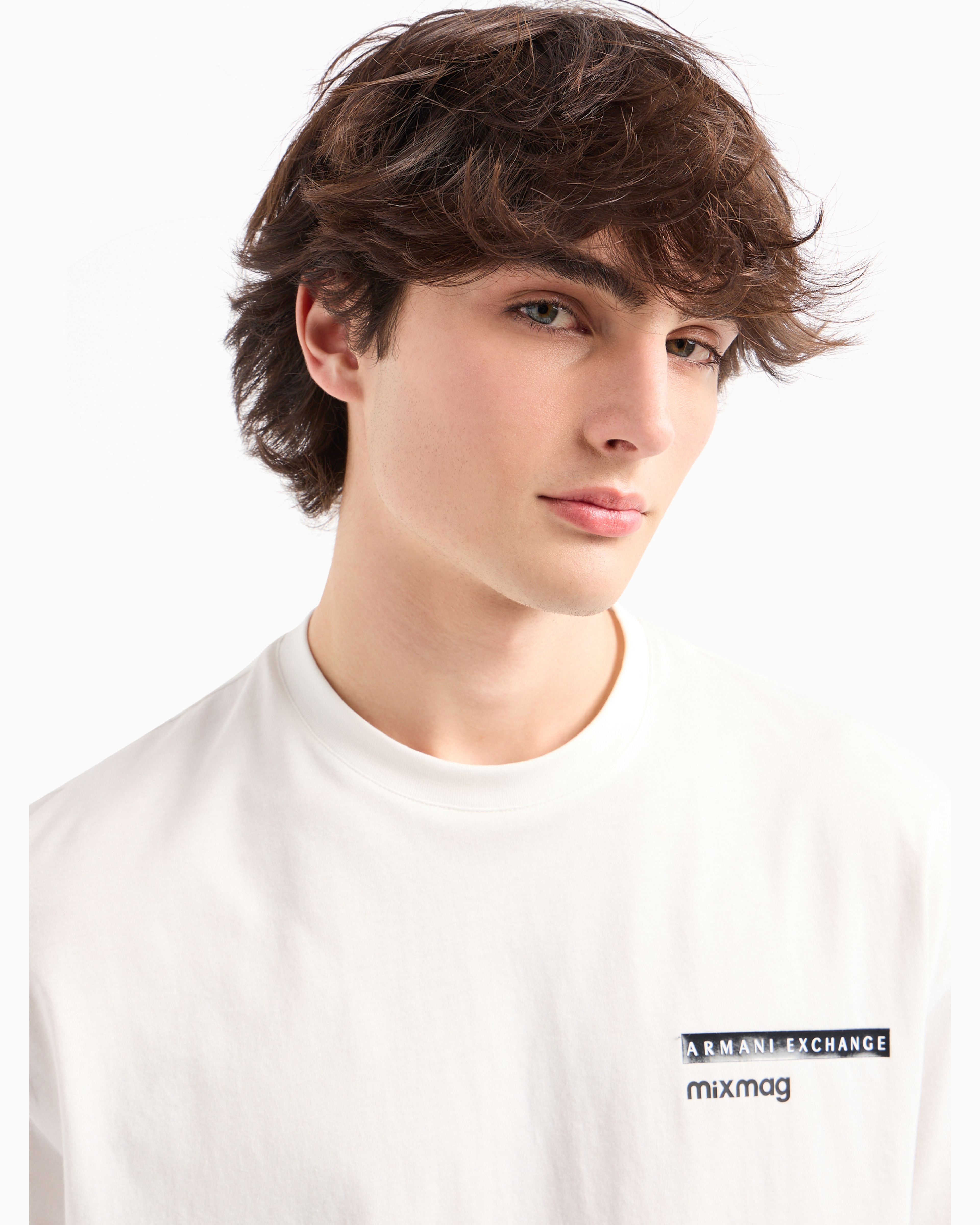 Relaxed fit T-shirt with round neck and logo