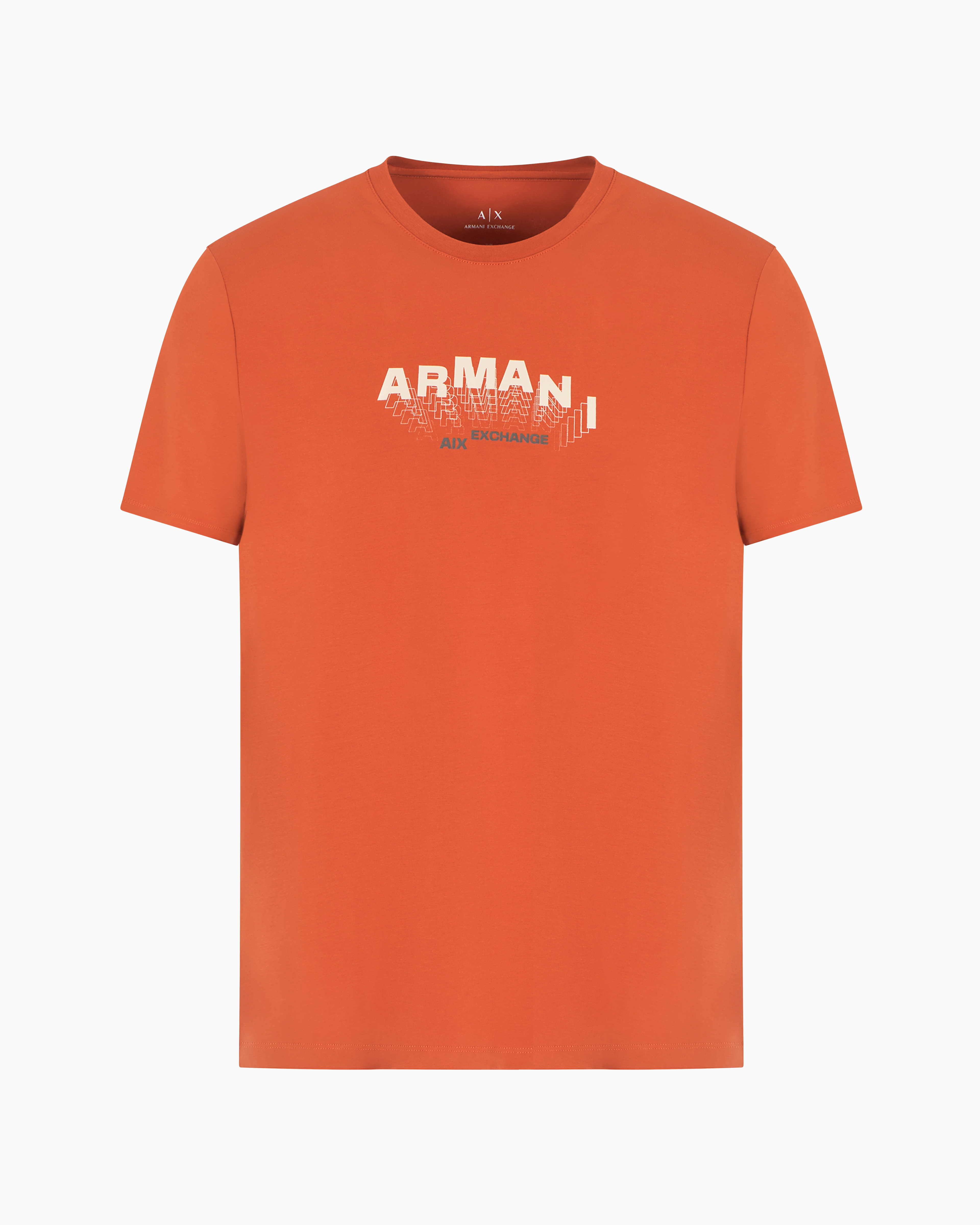 Slim fit T-shirt with 3D effect logo ASV stretch jersey