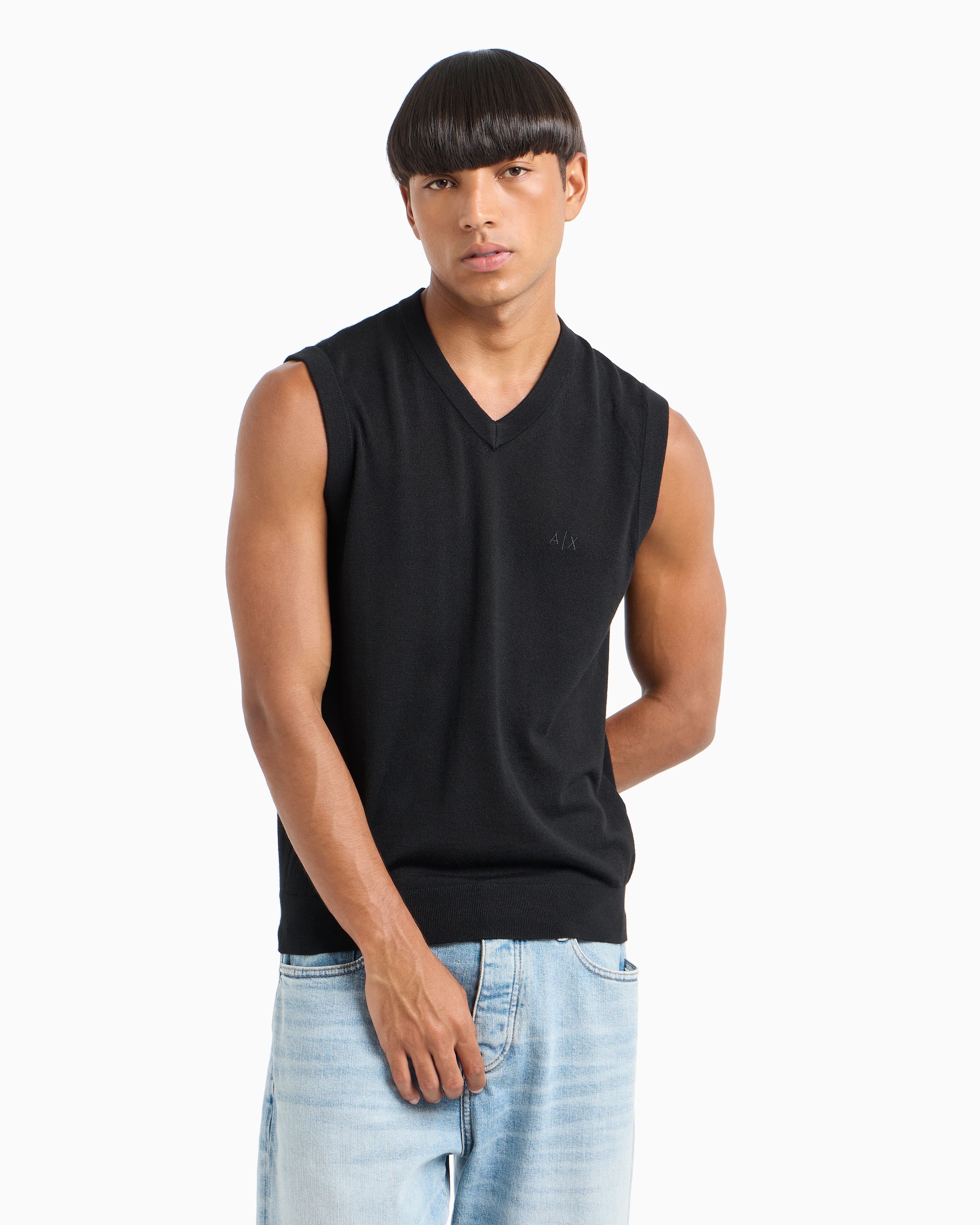 V-neck vest