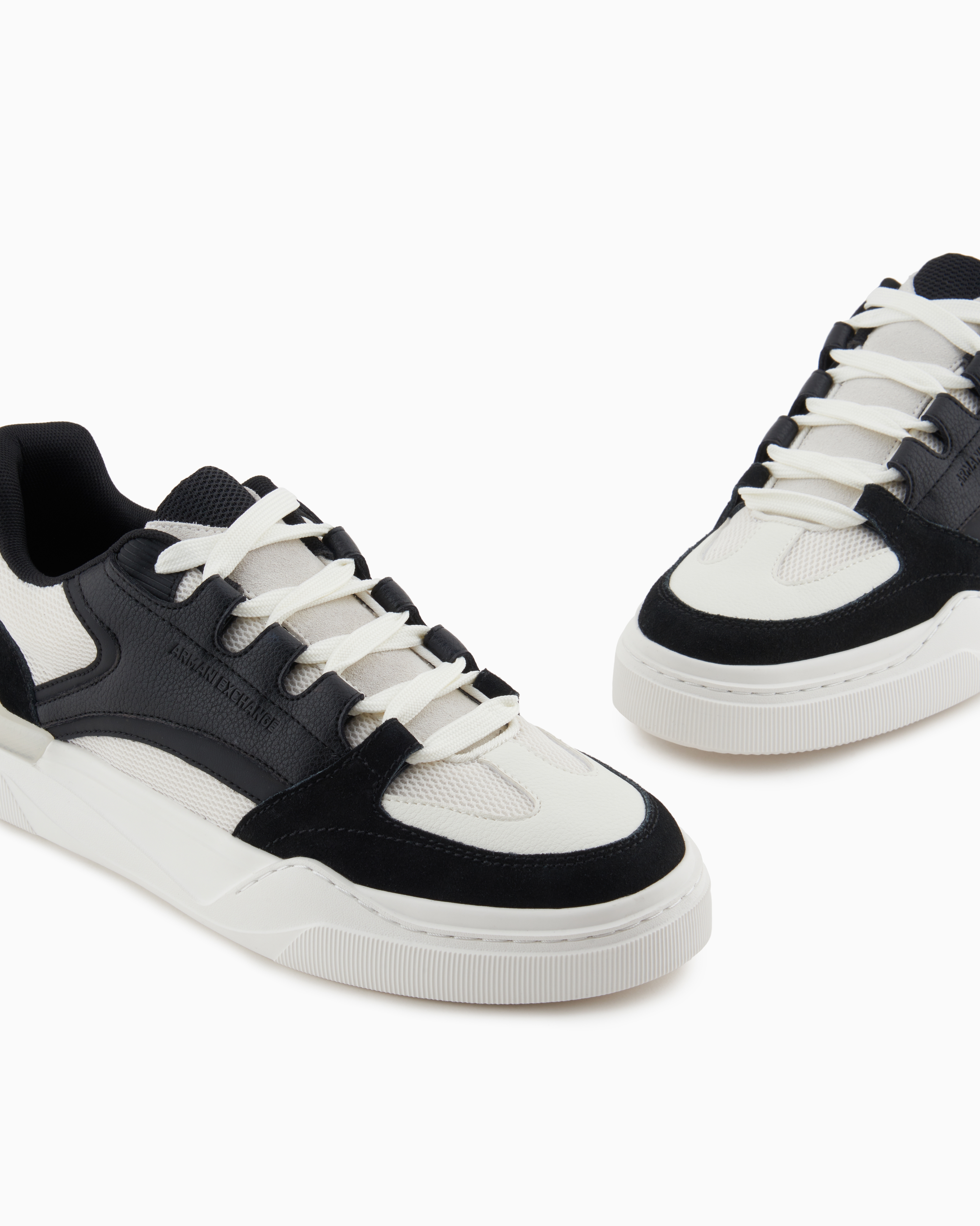 Oversized sneakers with contrasting inserts | Armani Exchange