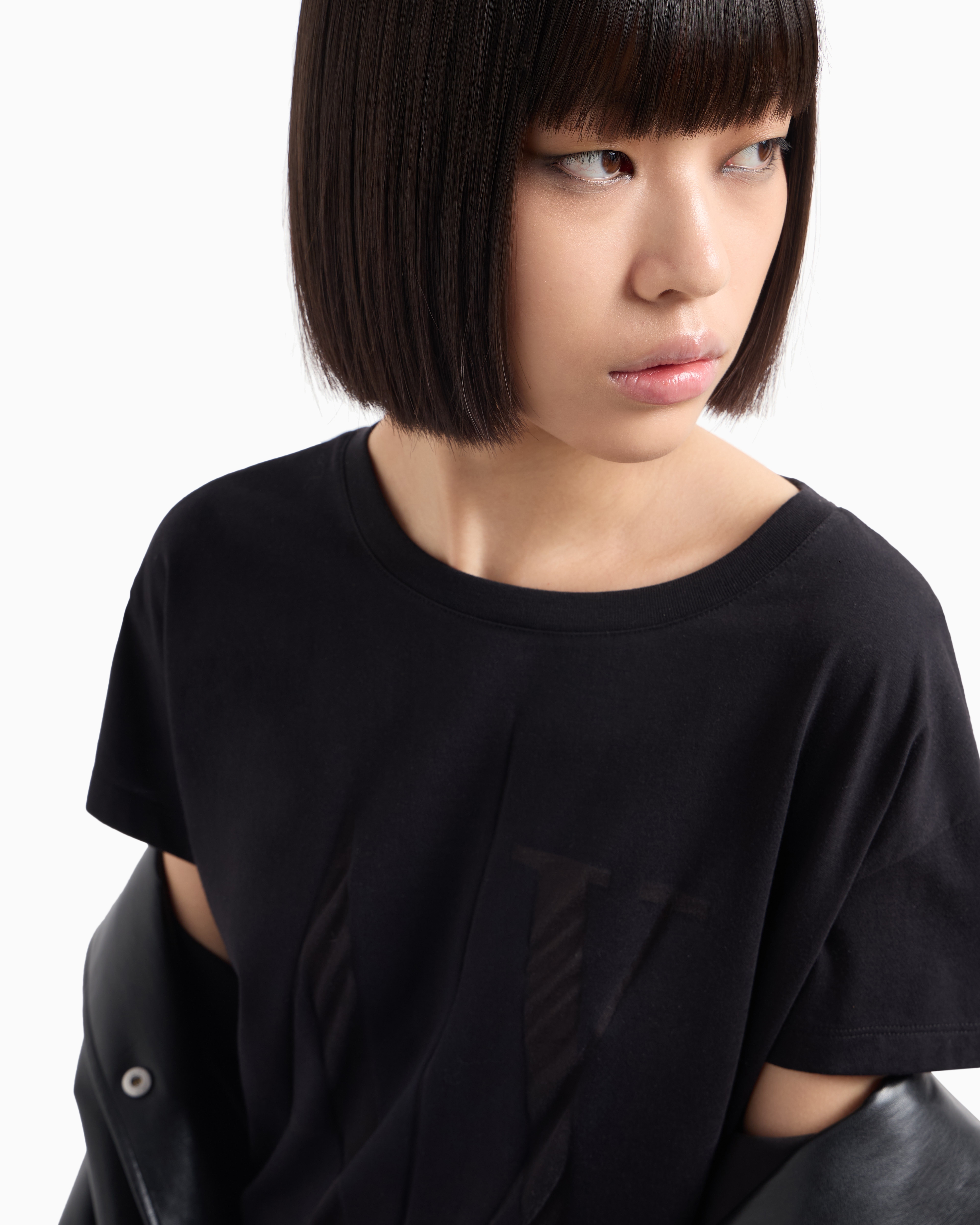 Icon Project over-fit T-shirt with maxi logo