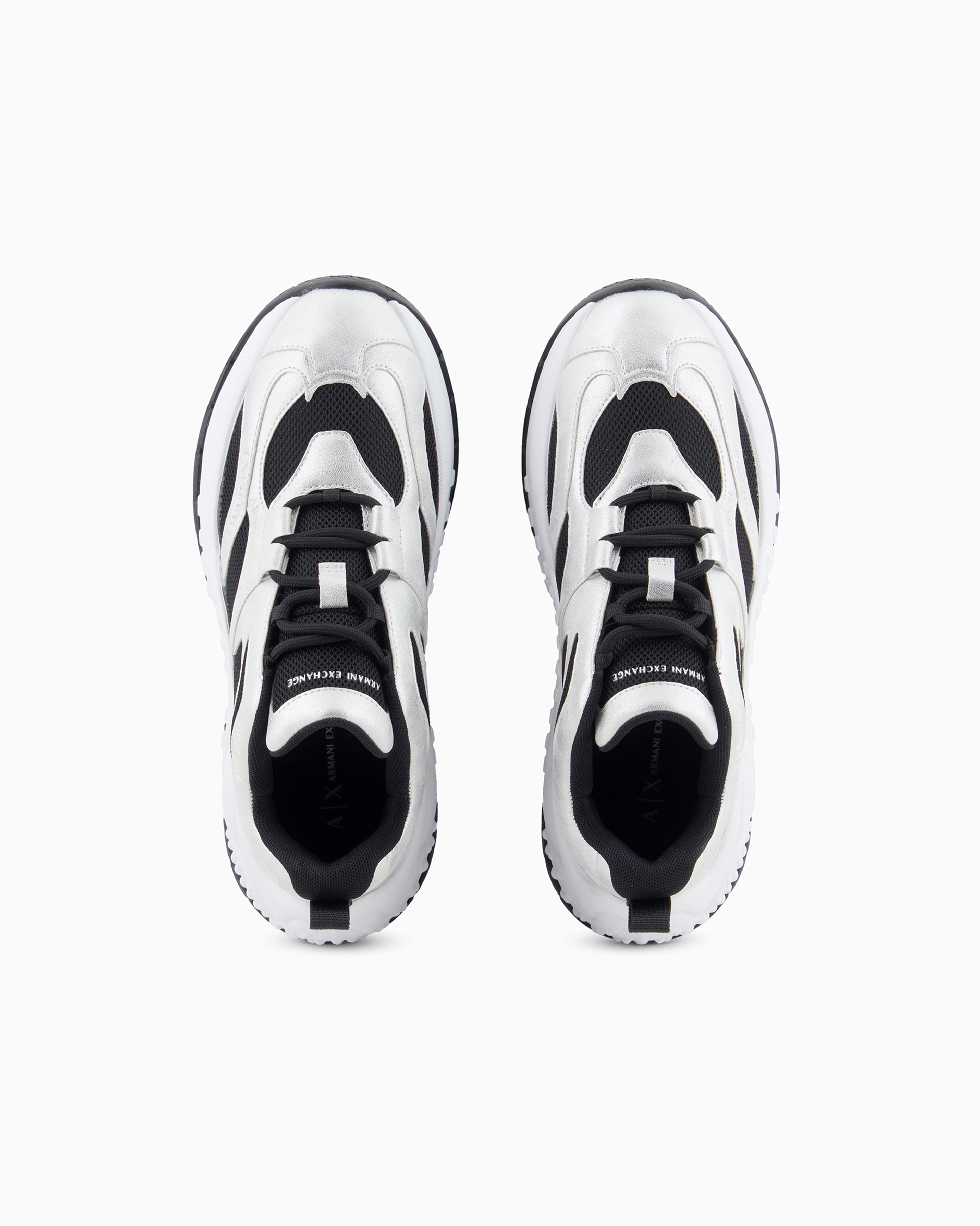 Chunky sneakers with metal details | Armani Exchange