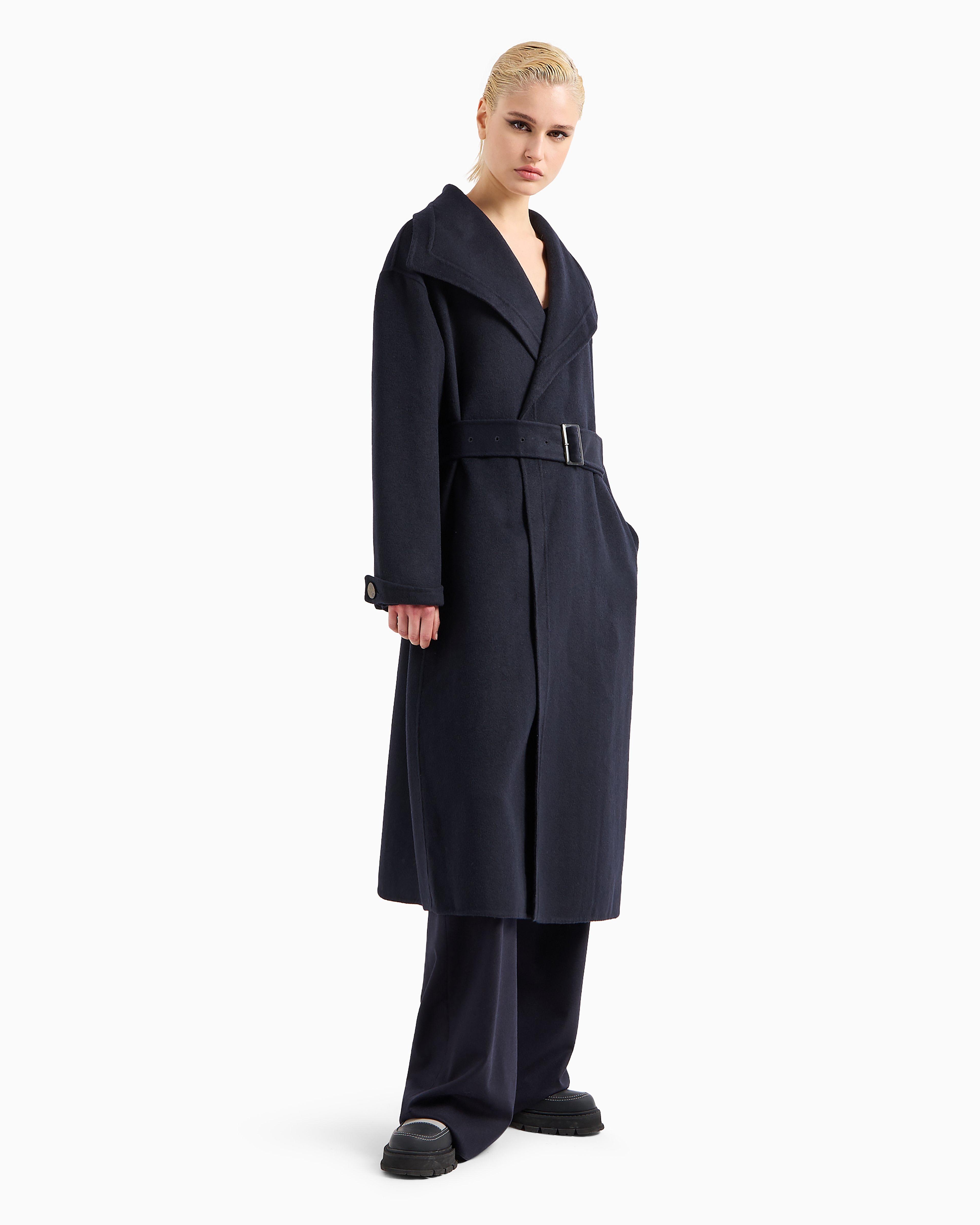 ジャケット・アウター emporio armani wool heavy gabardine coat Emporio Armani wool heavy gabardine coat