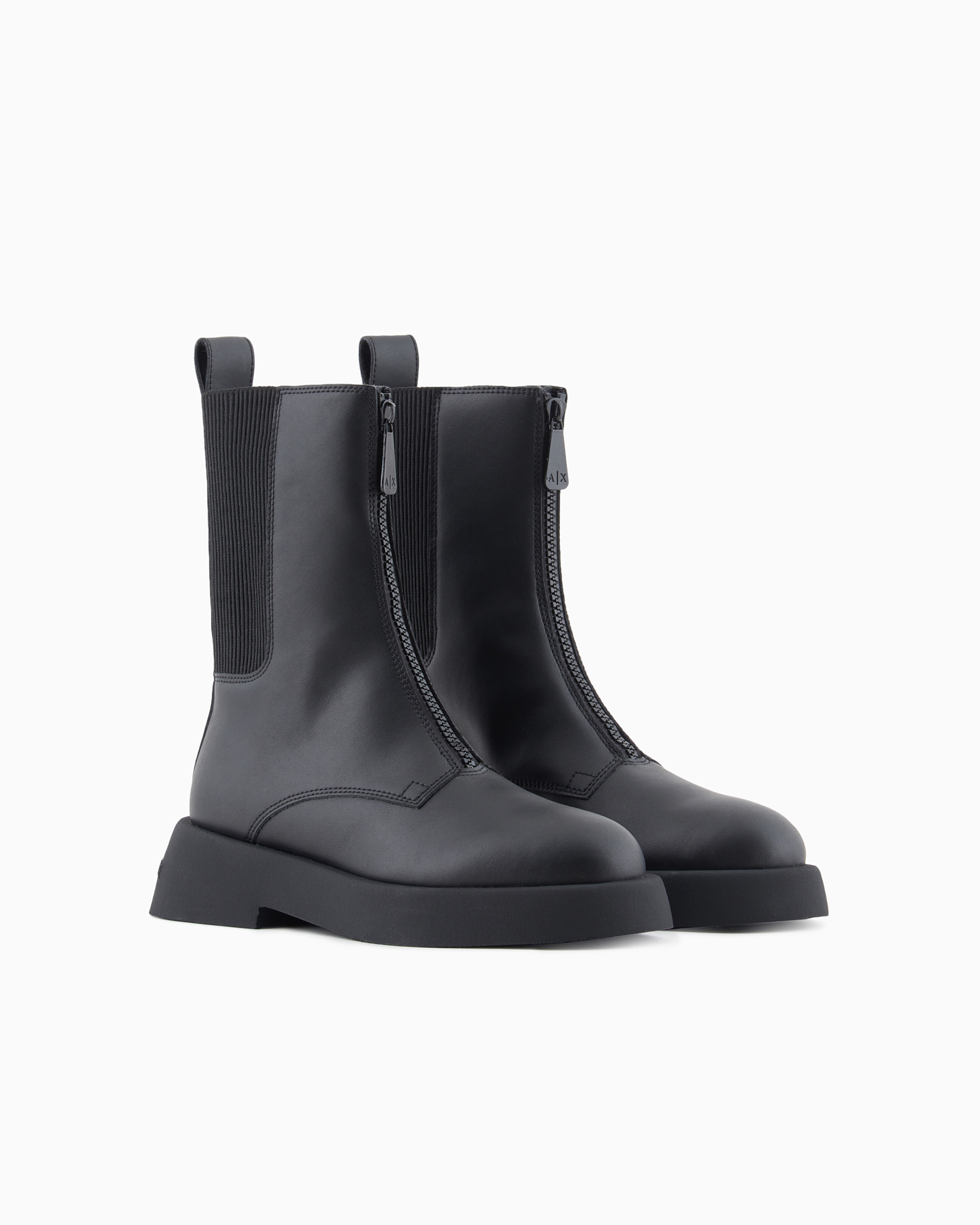Combat boots with elastic and zip | Armani Exchange