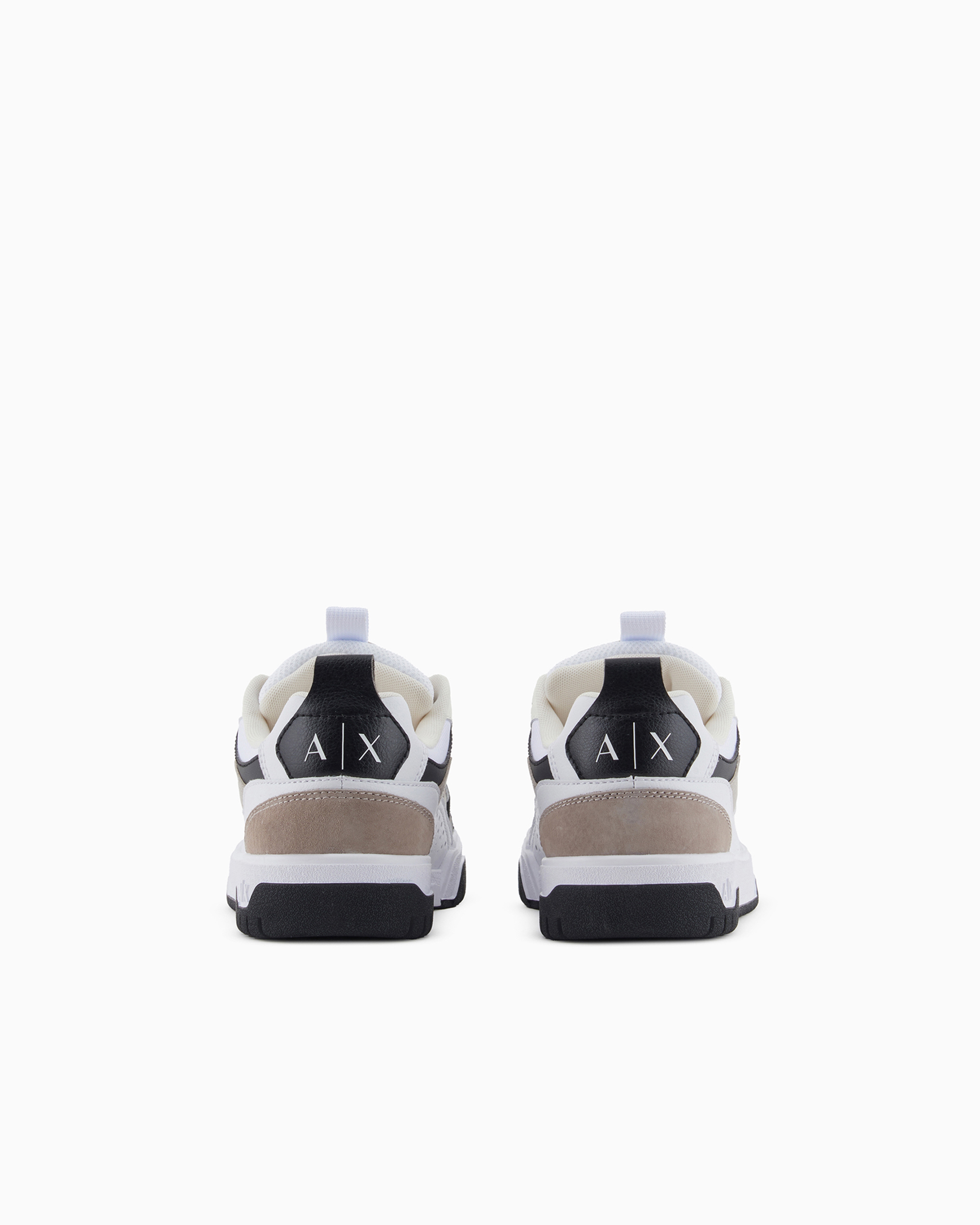 Sneakers with contrasting suede inserts | Armani Exchange
