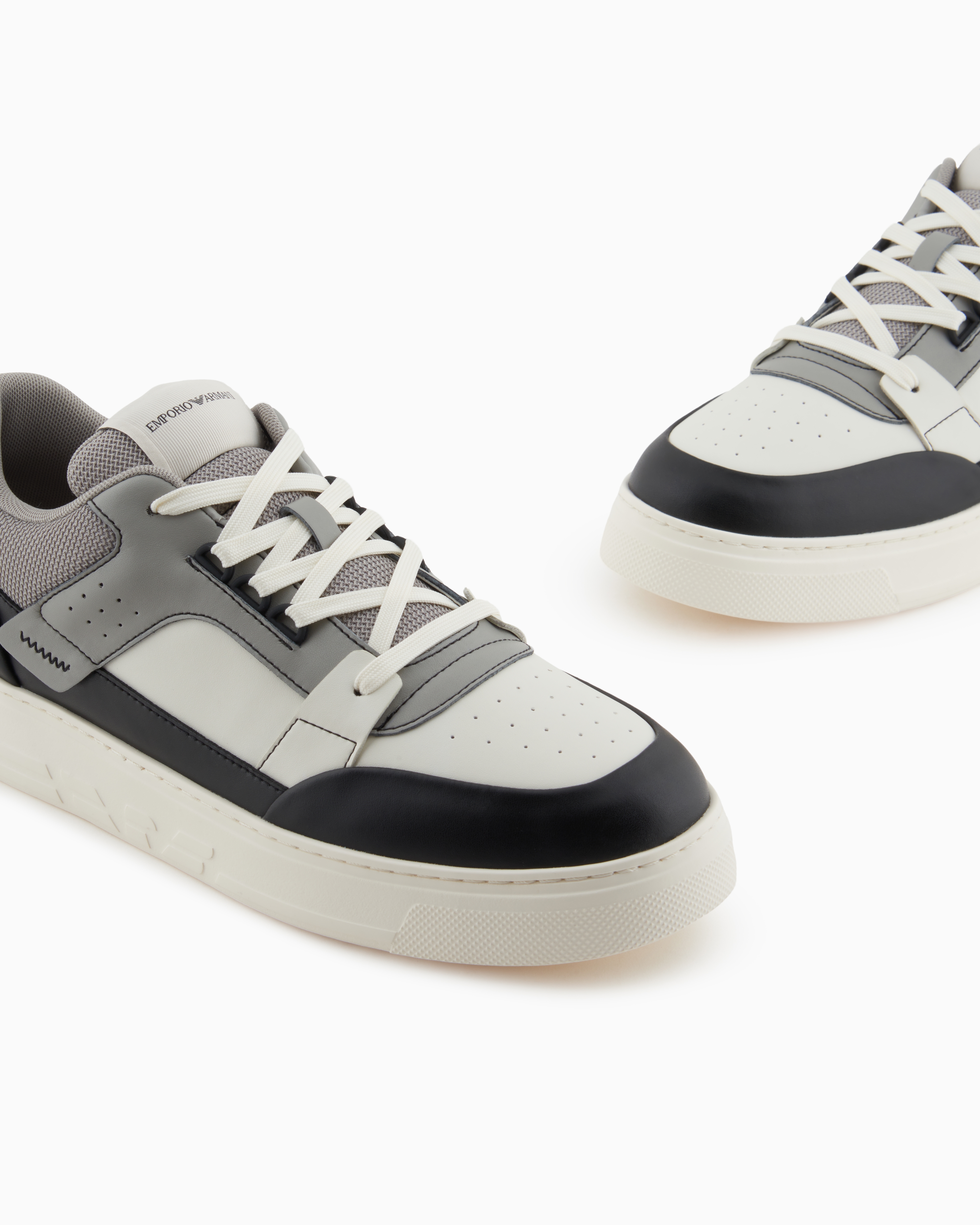 【GIORGIO ARMANI】新品　箱付 ギフトボックス タンブルレザー ウォレット＆キーリング