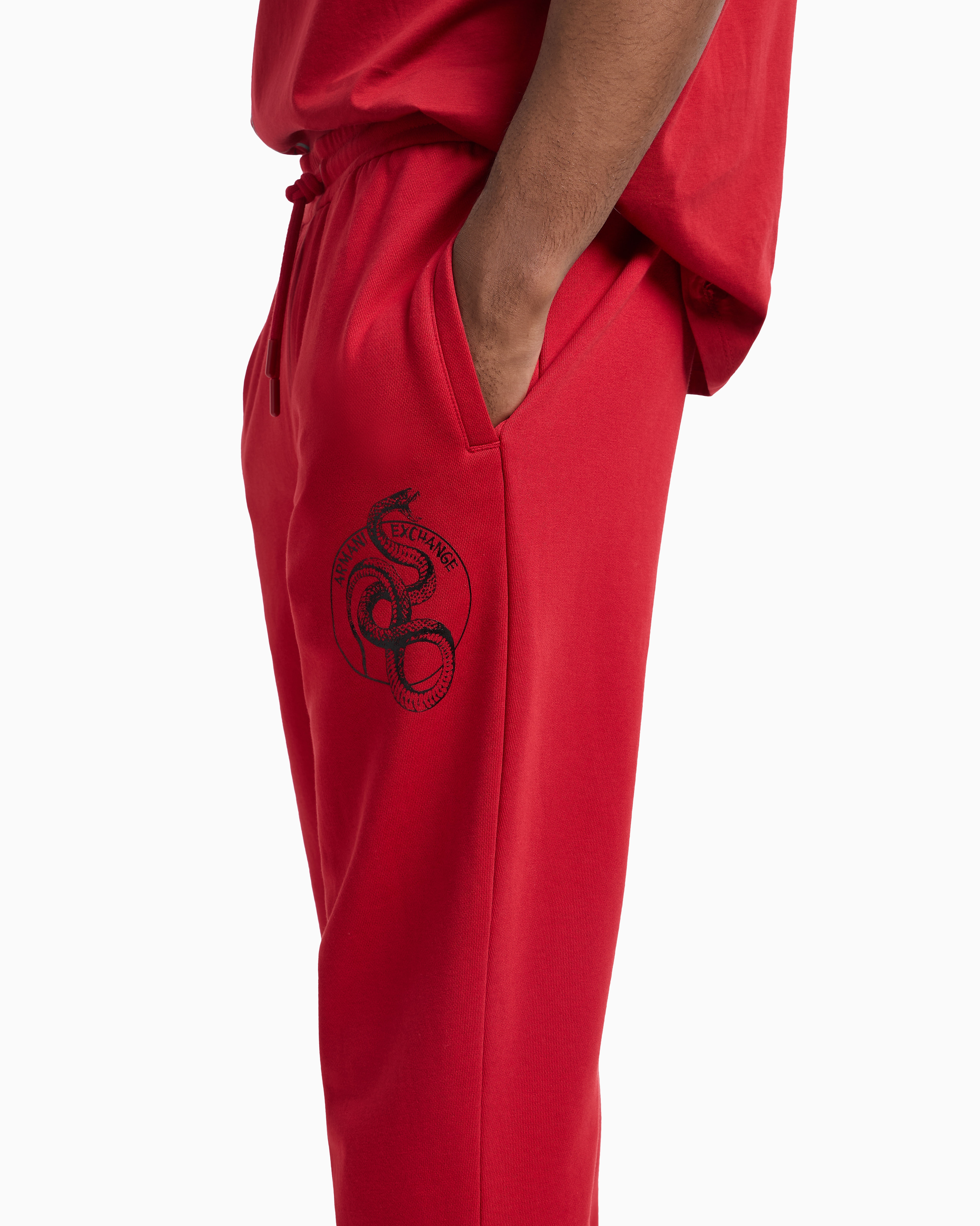 Fleece jogger trousers