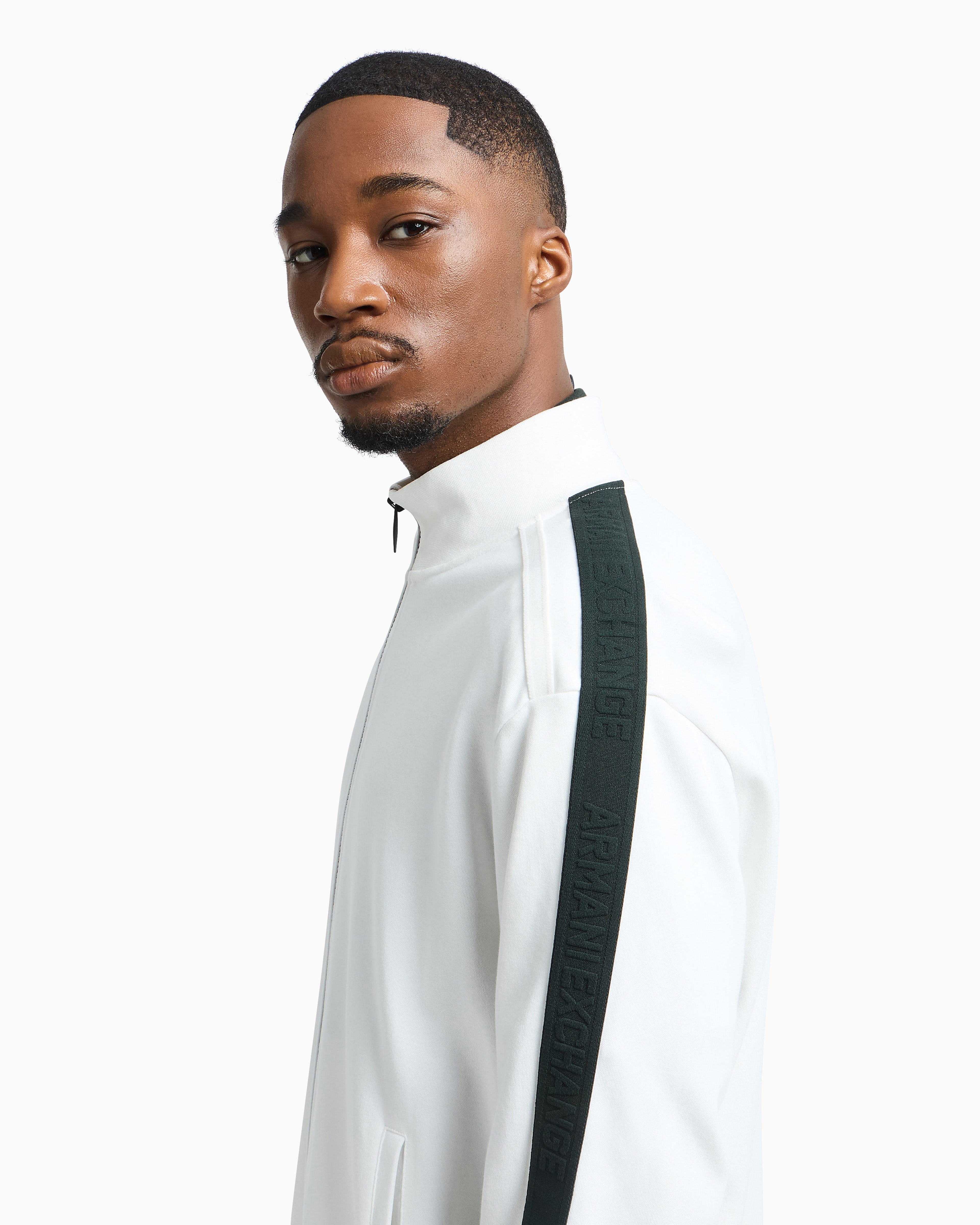 ロゴテープ ジップアップスウェットシャツ | Armani Exchange ロゴテープ ジップアップスウェットシャツ | Armani Exchange