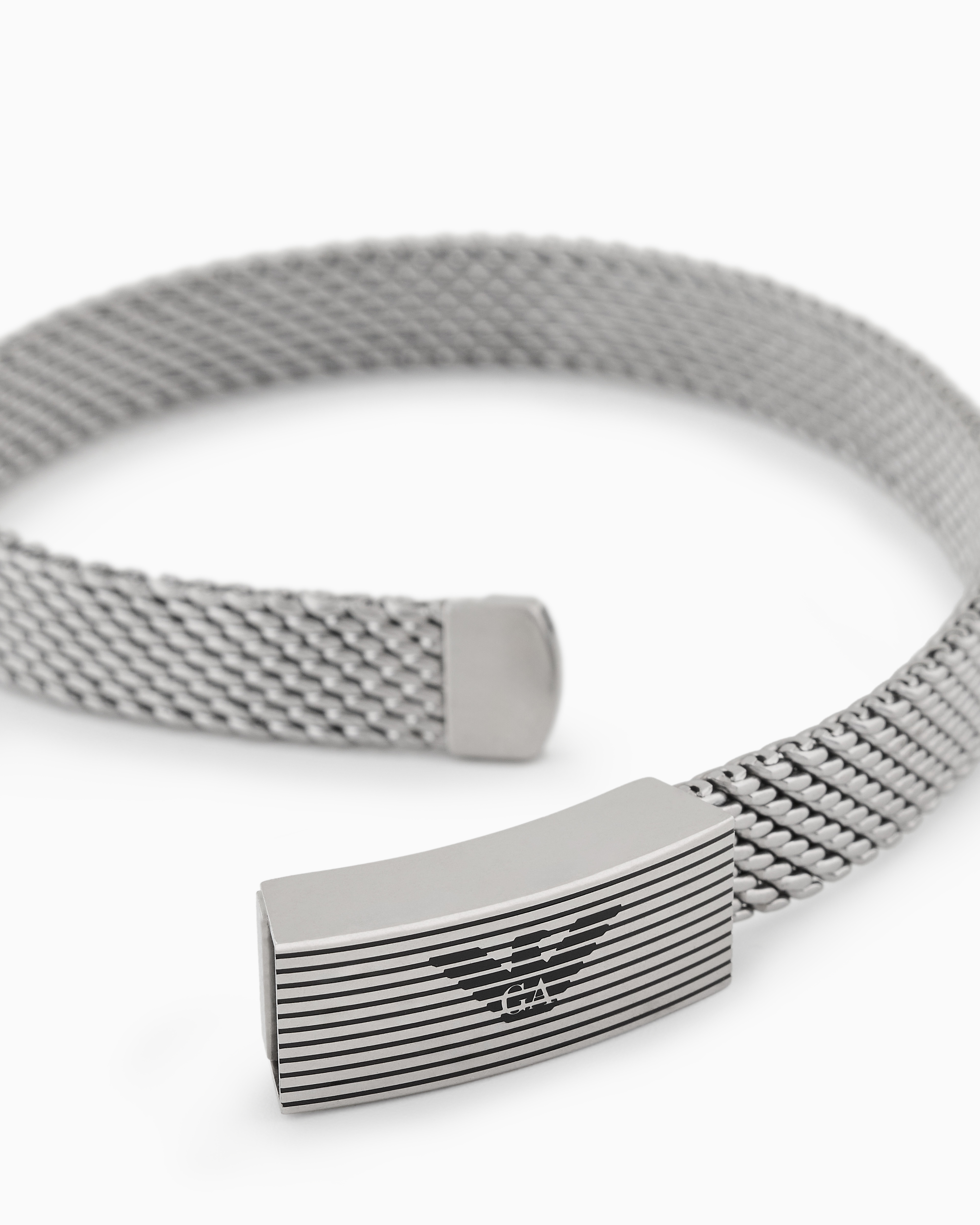 EMPORIO ARMANI メッシュブレスレット Stainless Steel Mesh Bracelet | Emporio Armani