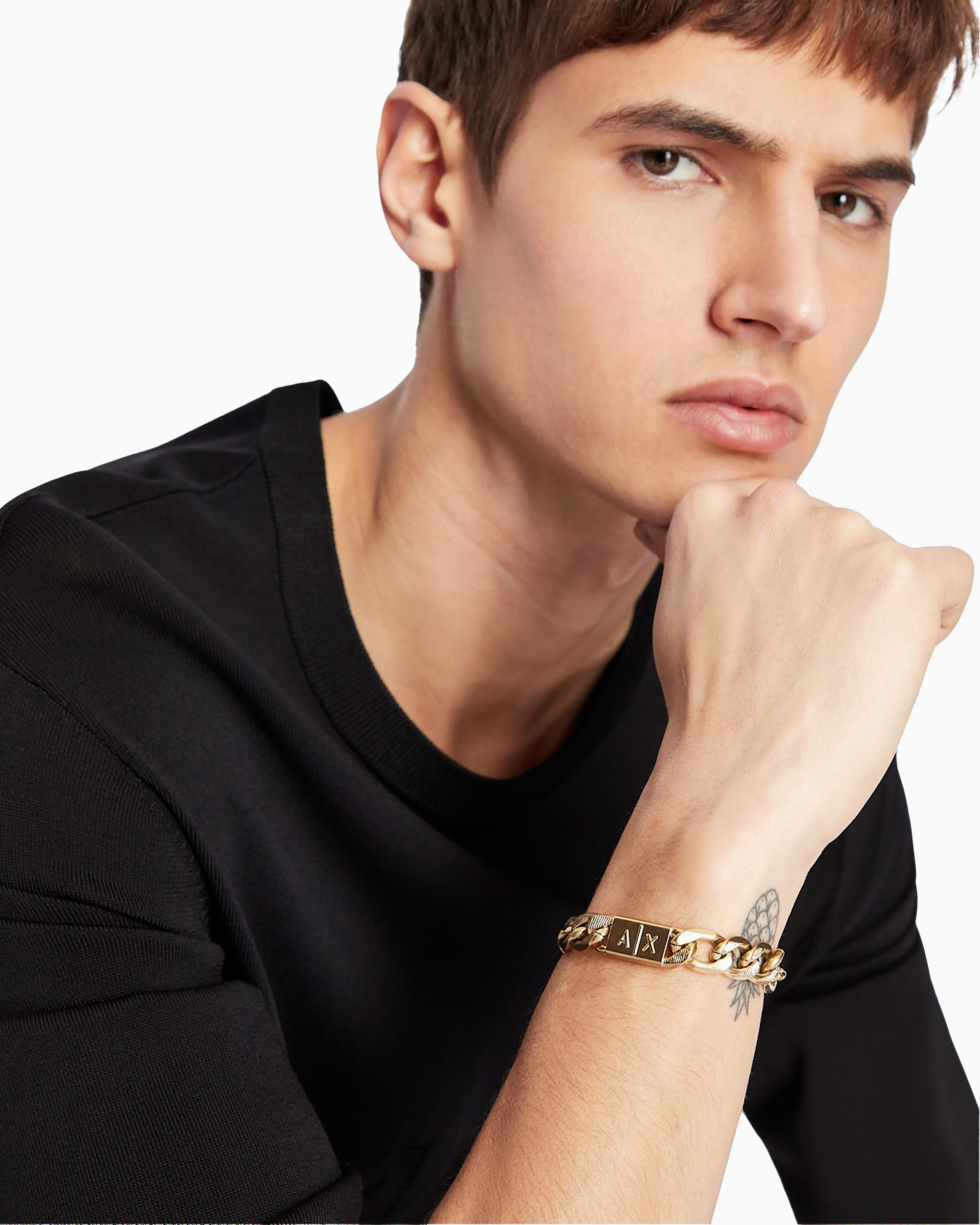 Armani Exchange - Bracelets, Man, Multicoloured, Size: TU