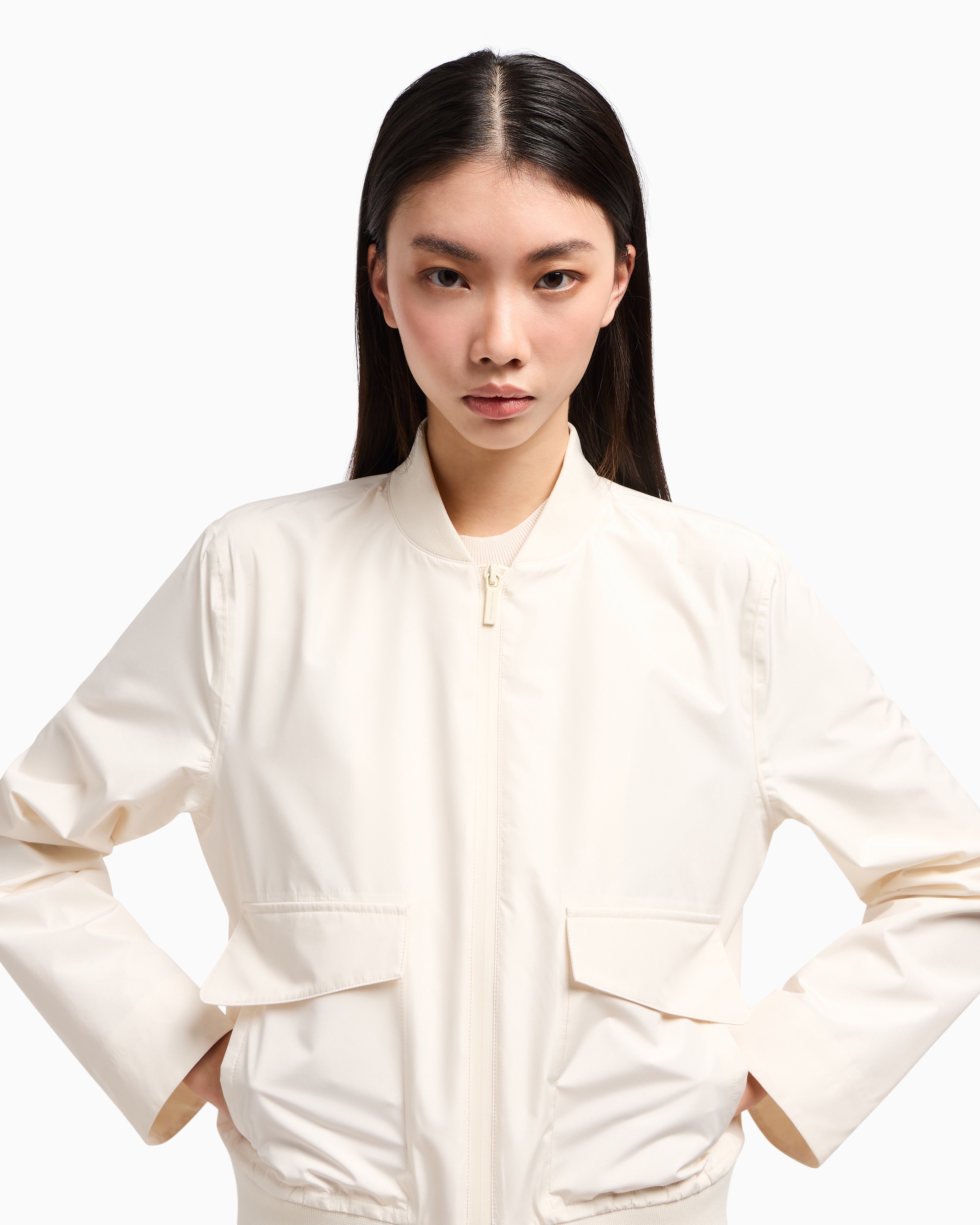 Blouson with zip and pockets