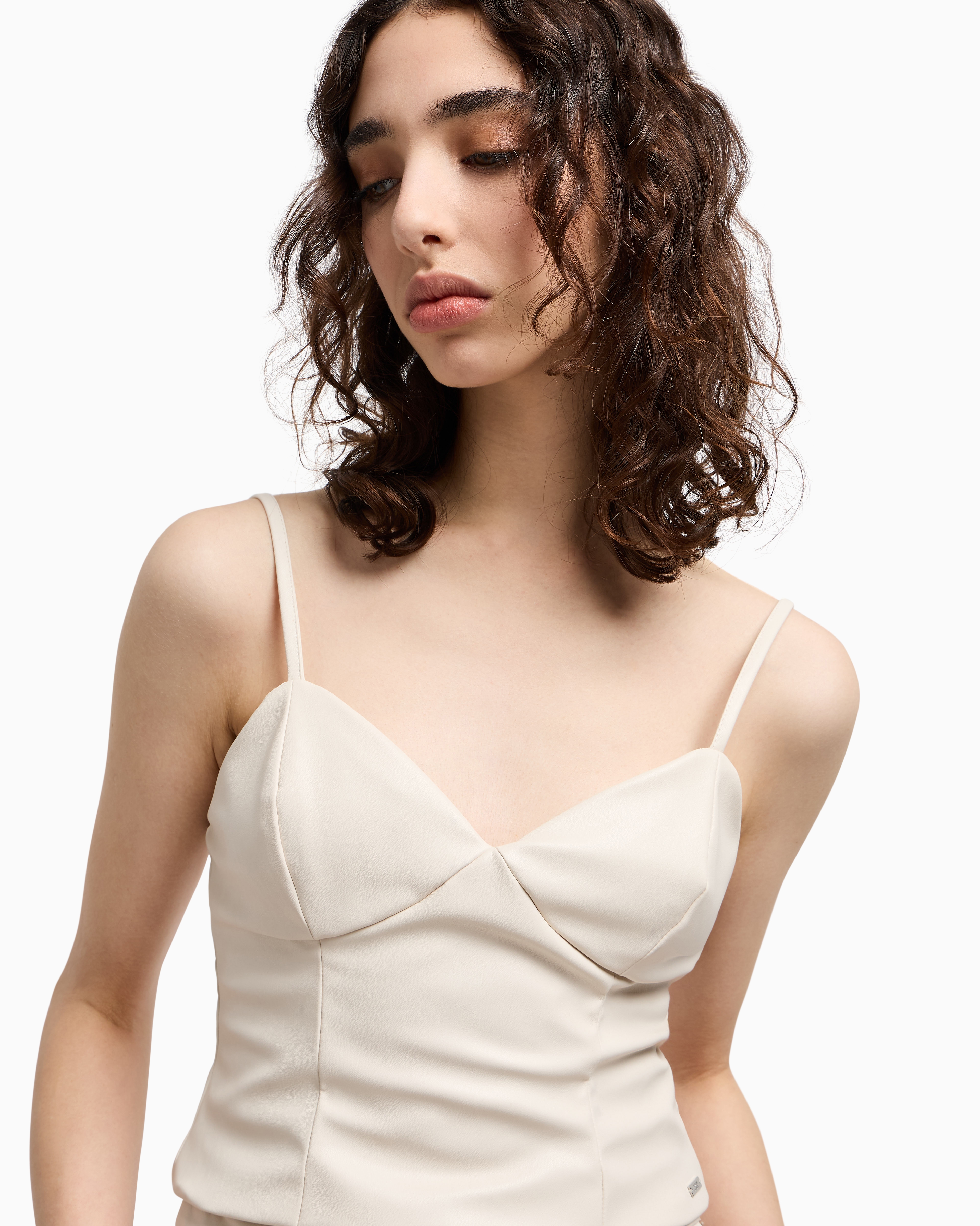 ASV Faux Leather Top