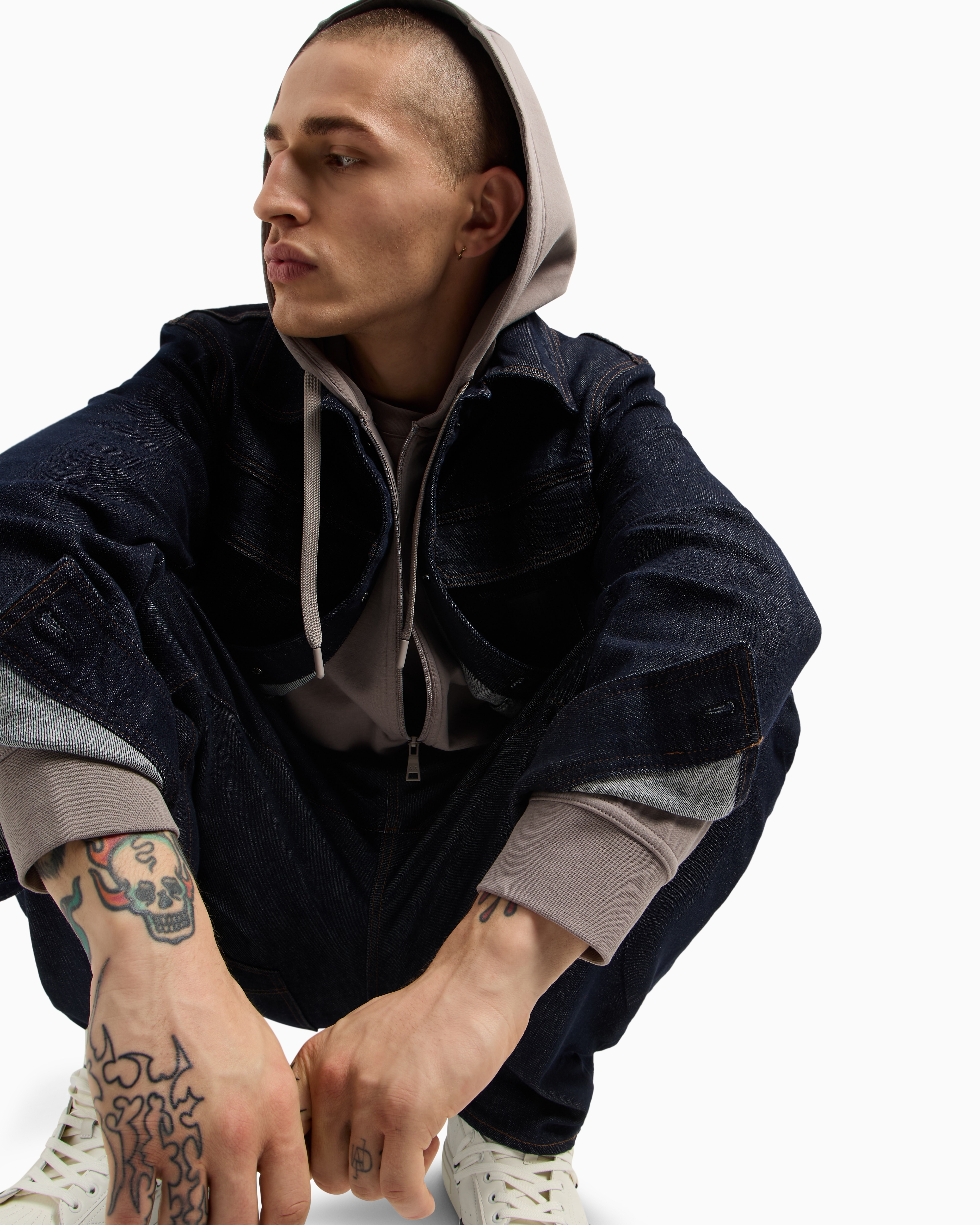 ARMANI JEANS ダークグ紺ジャケット XL undefined