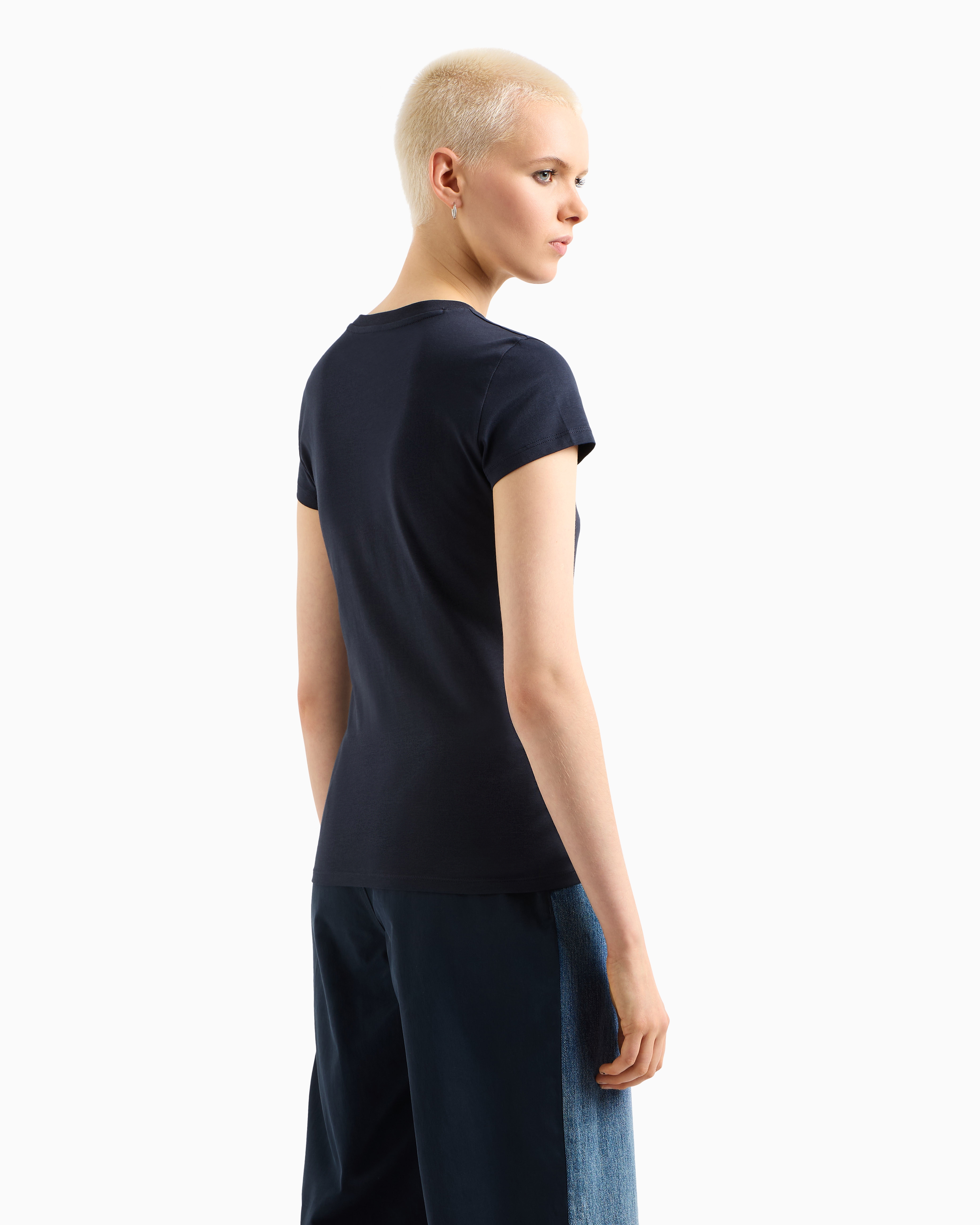 Slim fit T-shirt with logo