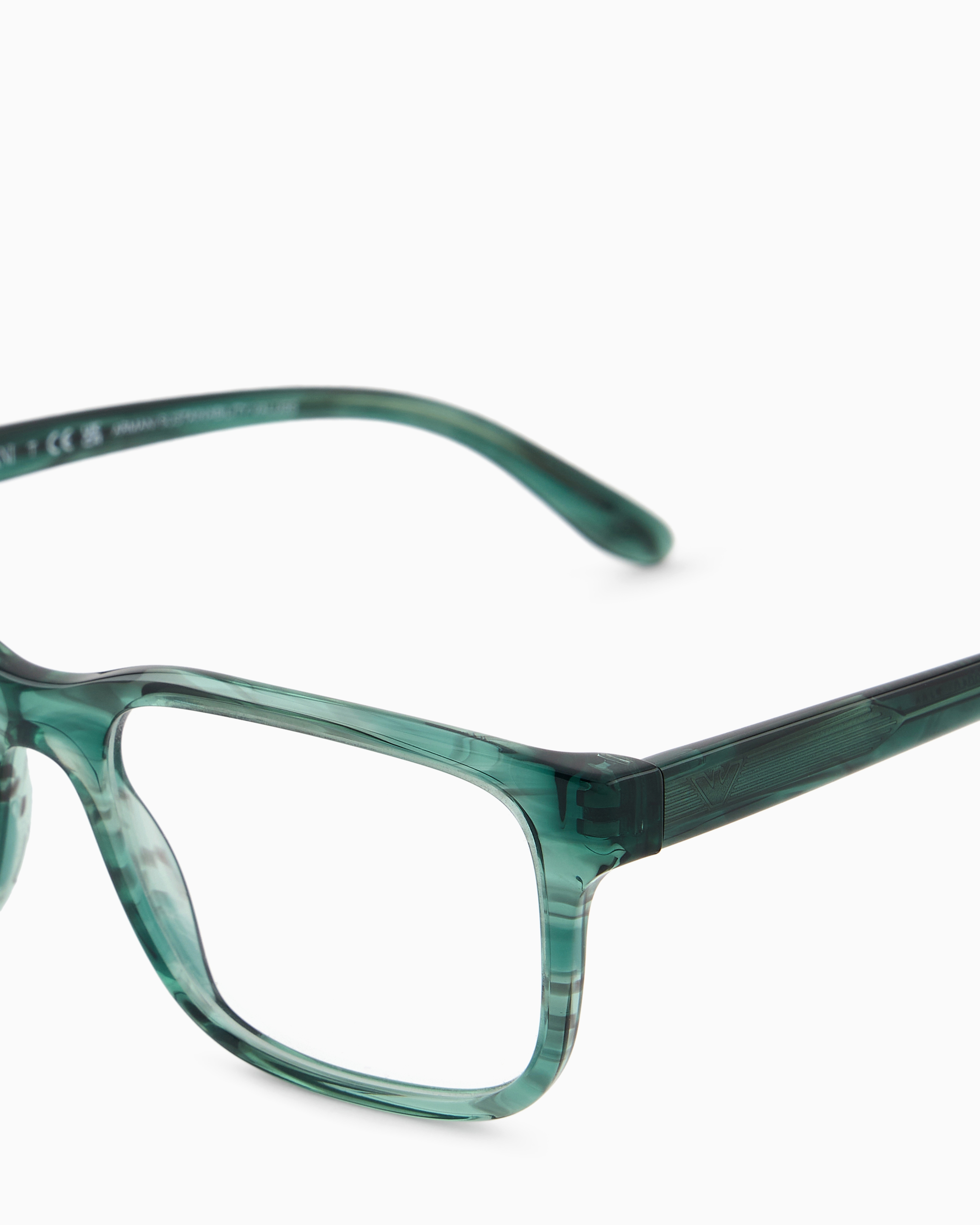 Emporio Armani - Optical frames, Man, Green, Size: 55L